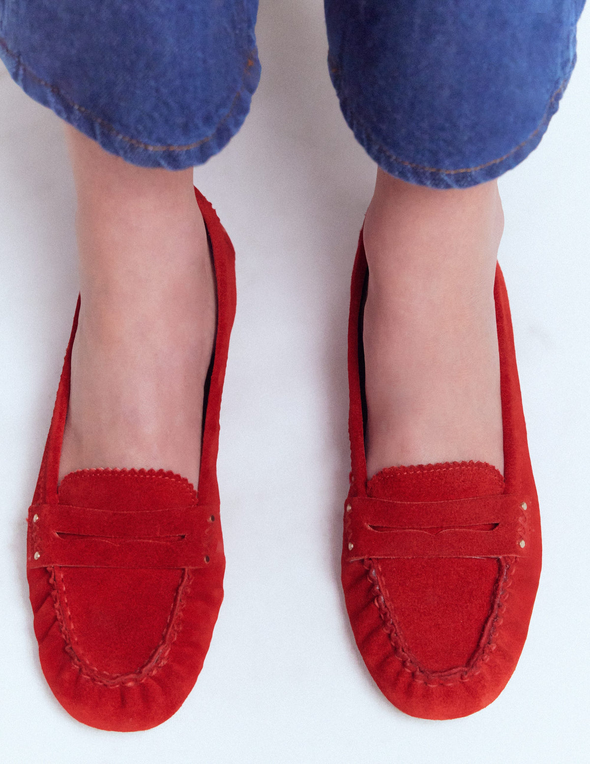 Klassische Pennyloafer-ROT-3