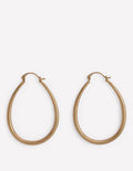 Large Metal Hoops-Gold Colour