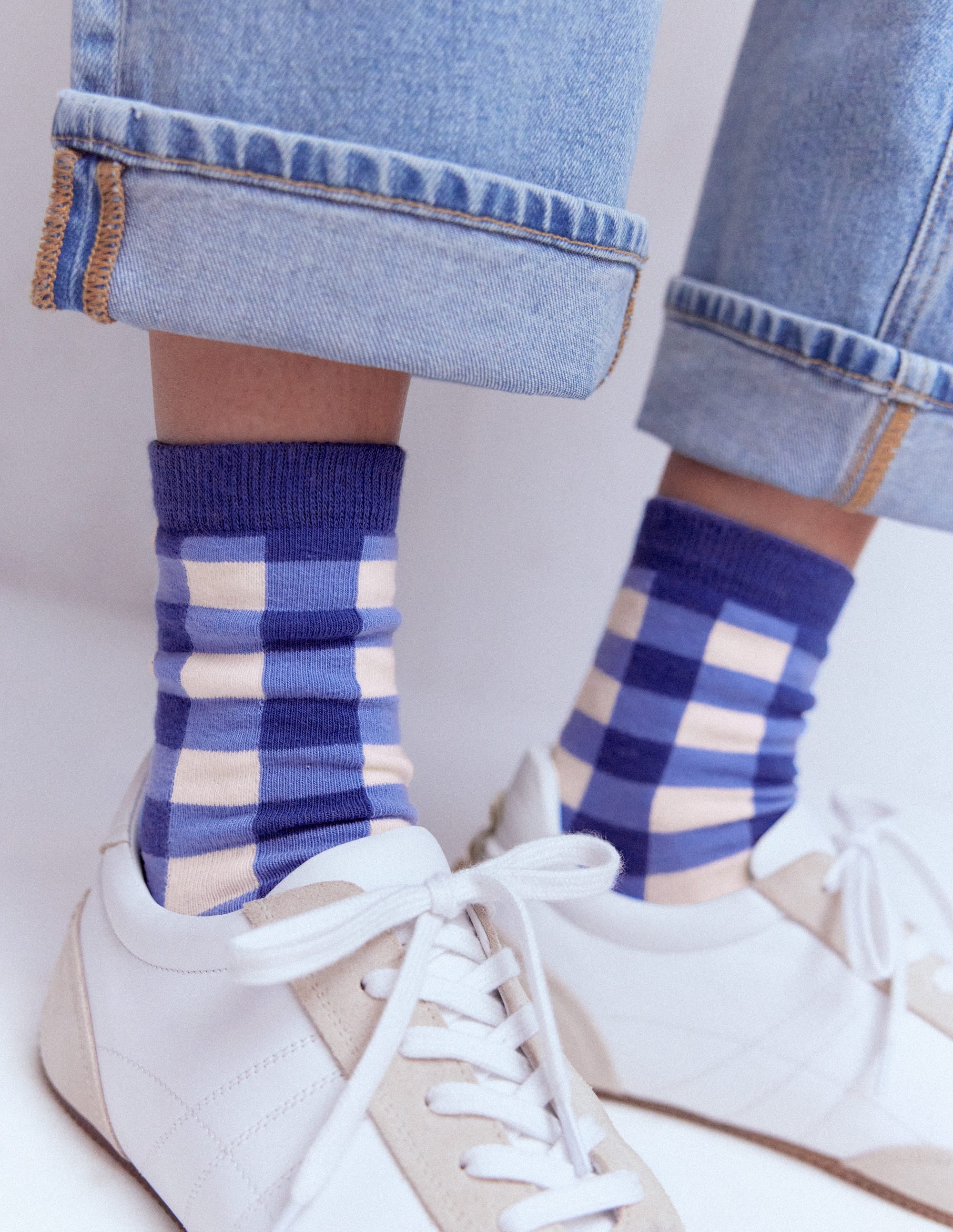 Socken mit Vichykaro im 3er-Pack-Vichykaro 3er-Pack - Image 2