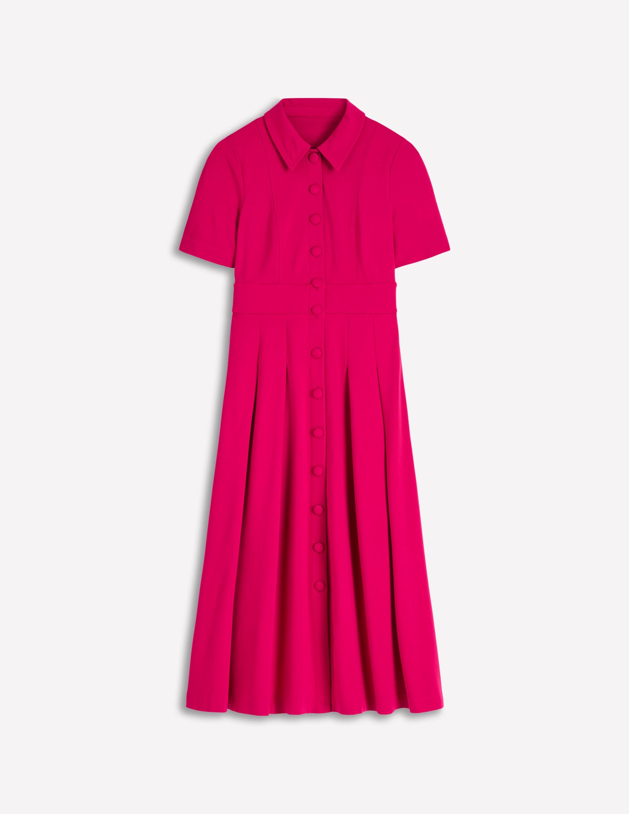 Bridget Ponte-Hemdblusenkleid-Granatapfel - Image 6