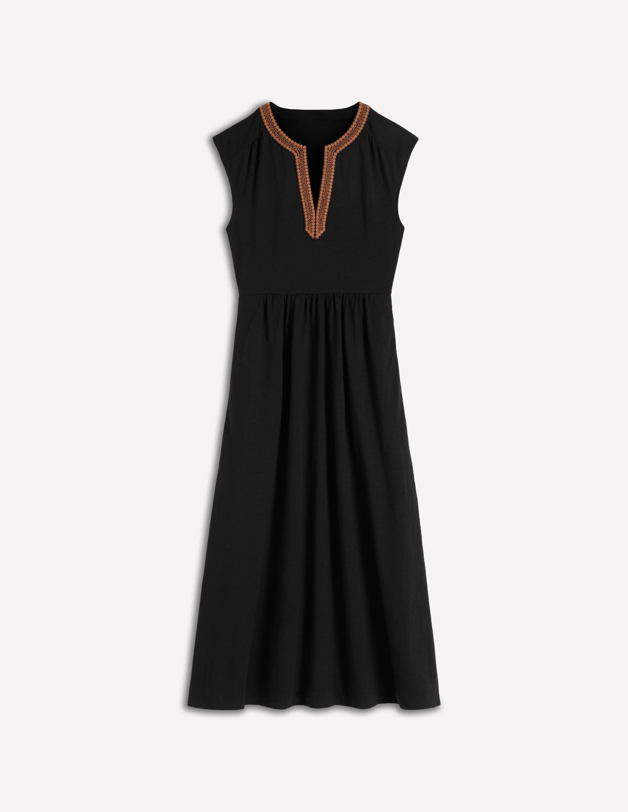 May Jersey-Midikleid-Schwarz - Image 5