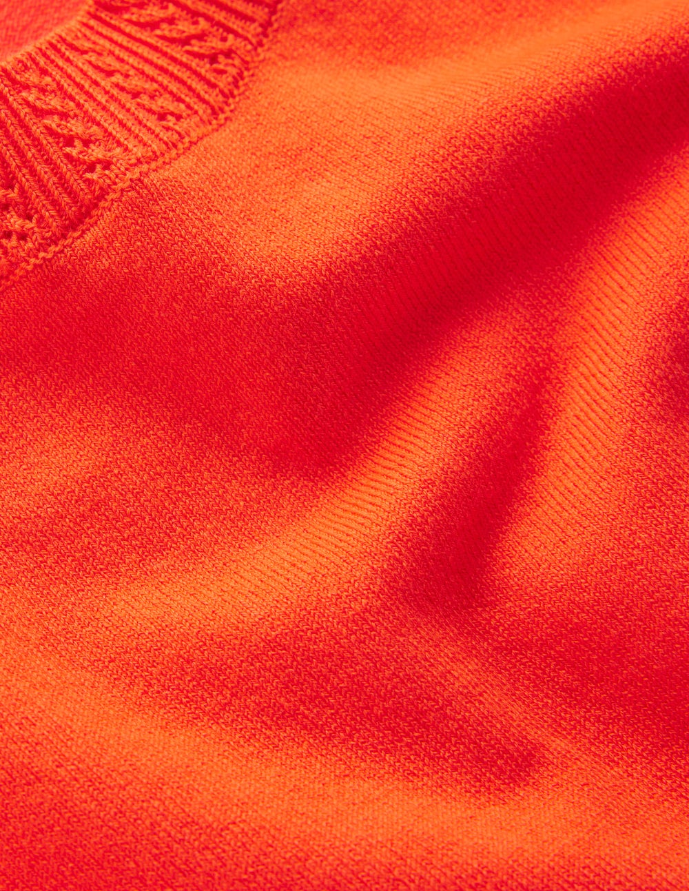 Emilia Baumwoll-T-Shirt mit Rundhalsausschnitt-Abendrot-Orange-6