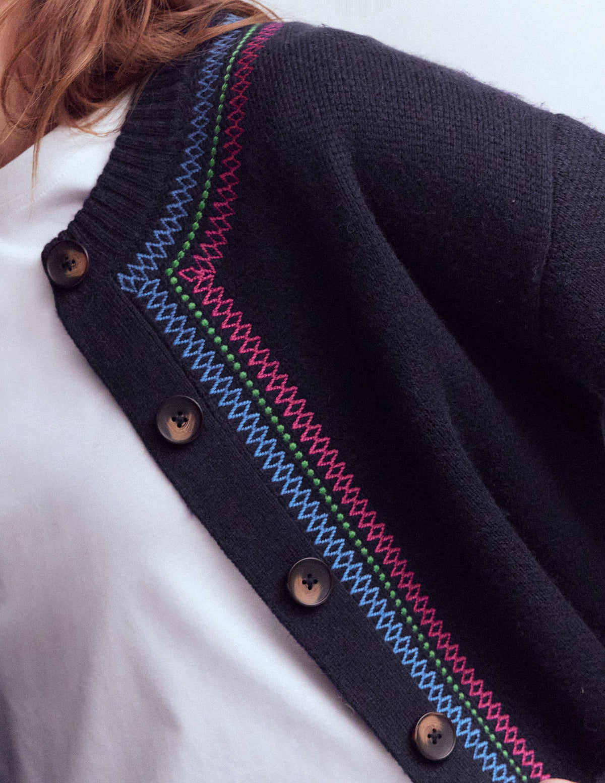 Abi Jacquard Cardigan-Navy, Tiger-2