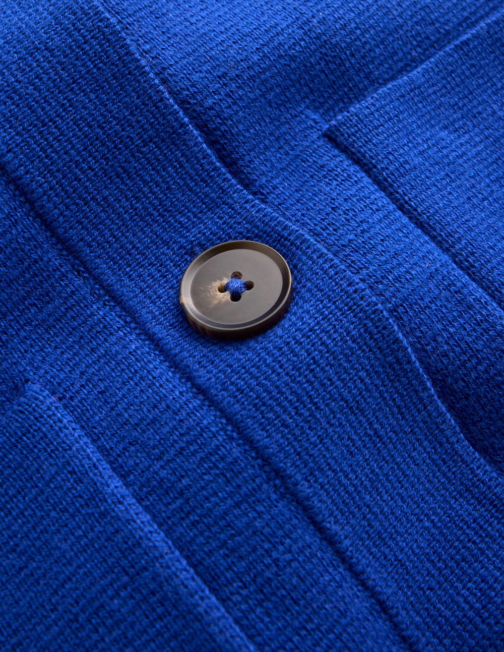 Chemise manches courtes en maille-Bleu vif-6