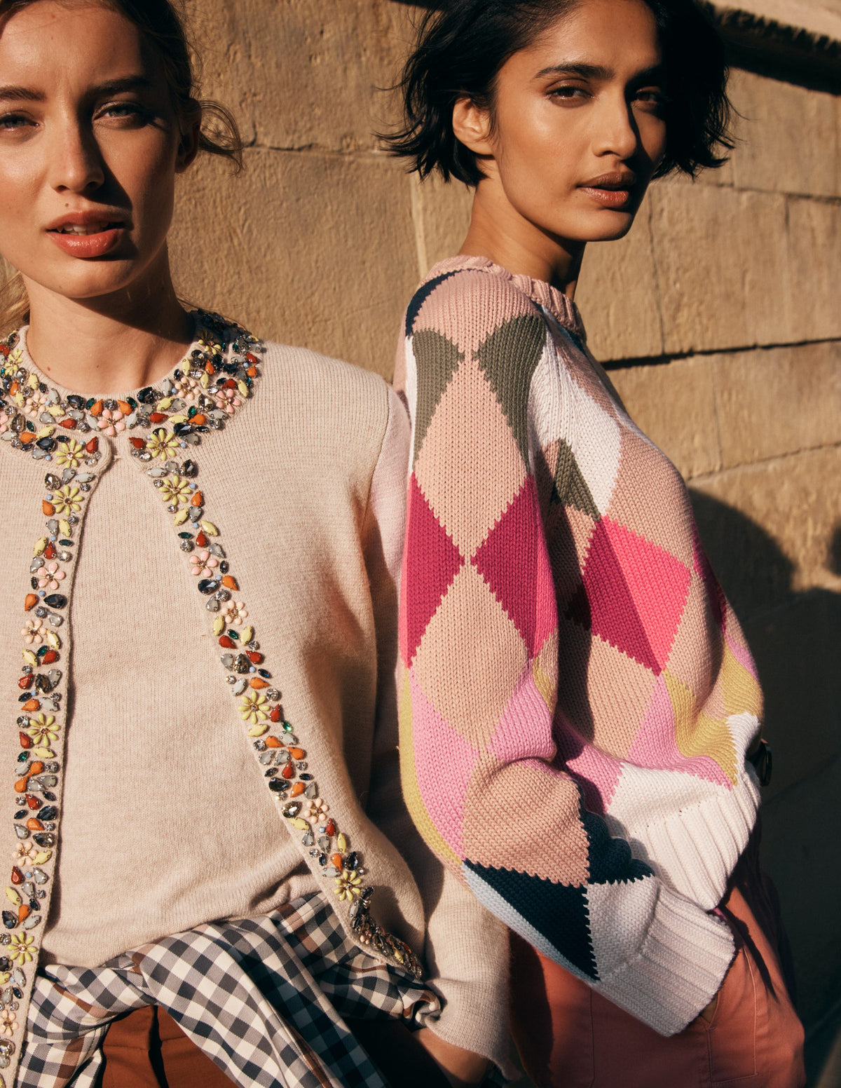 Camilla Argyle-Pullover aus Baumwolle-Bunt, Argyle-Muster - Image 5