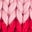 Lucy Grob gestrickter Baumwollpullover-Rosa/Rot