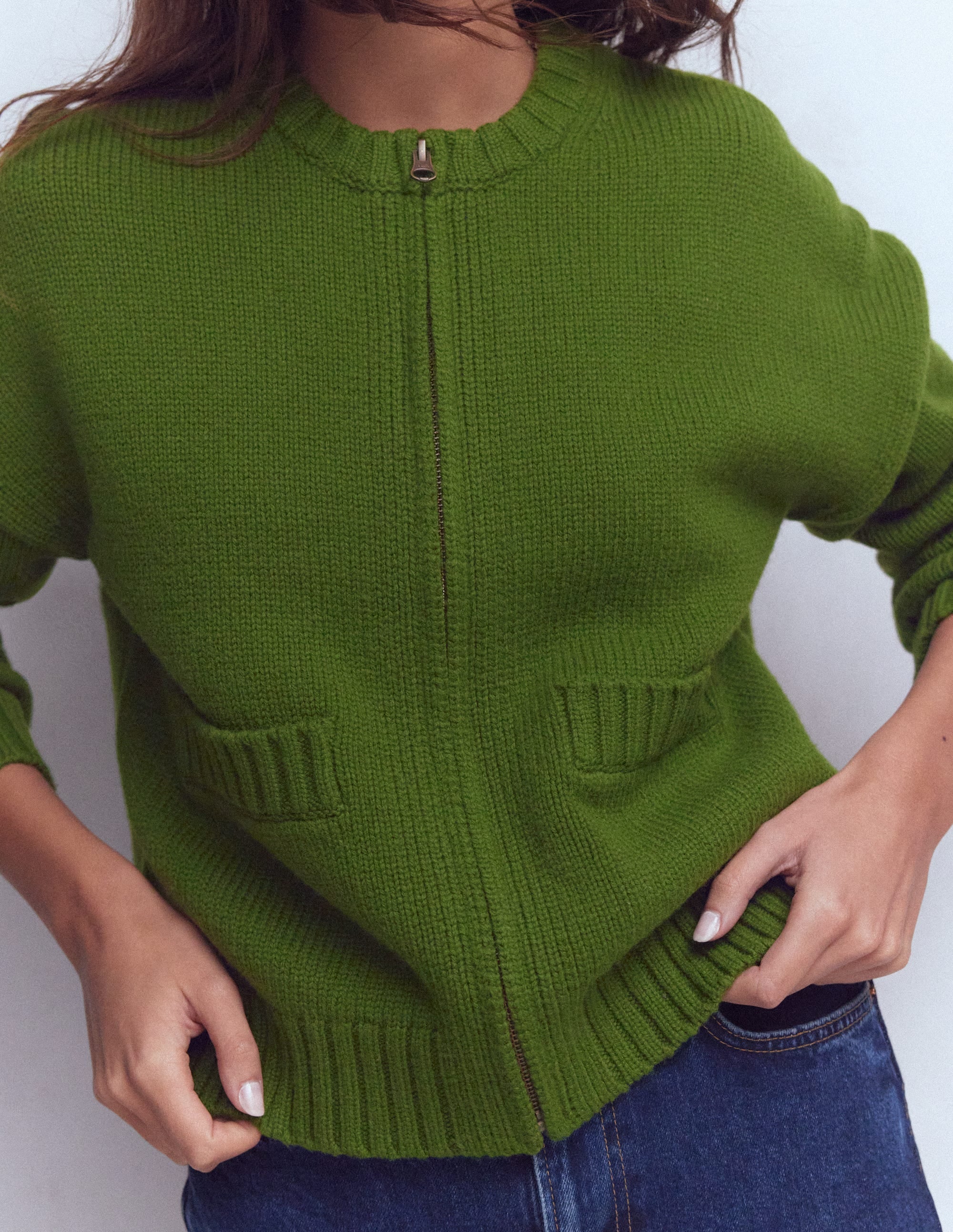Maya Jacke mit Reißverschluss-Kräutergarten - Image 2