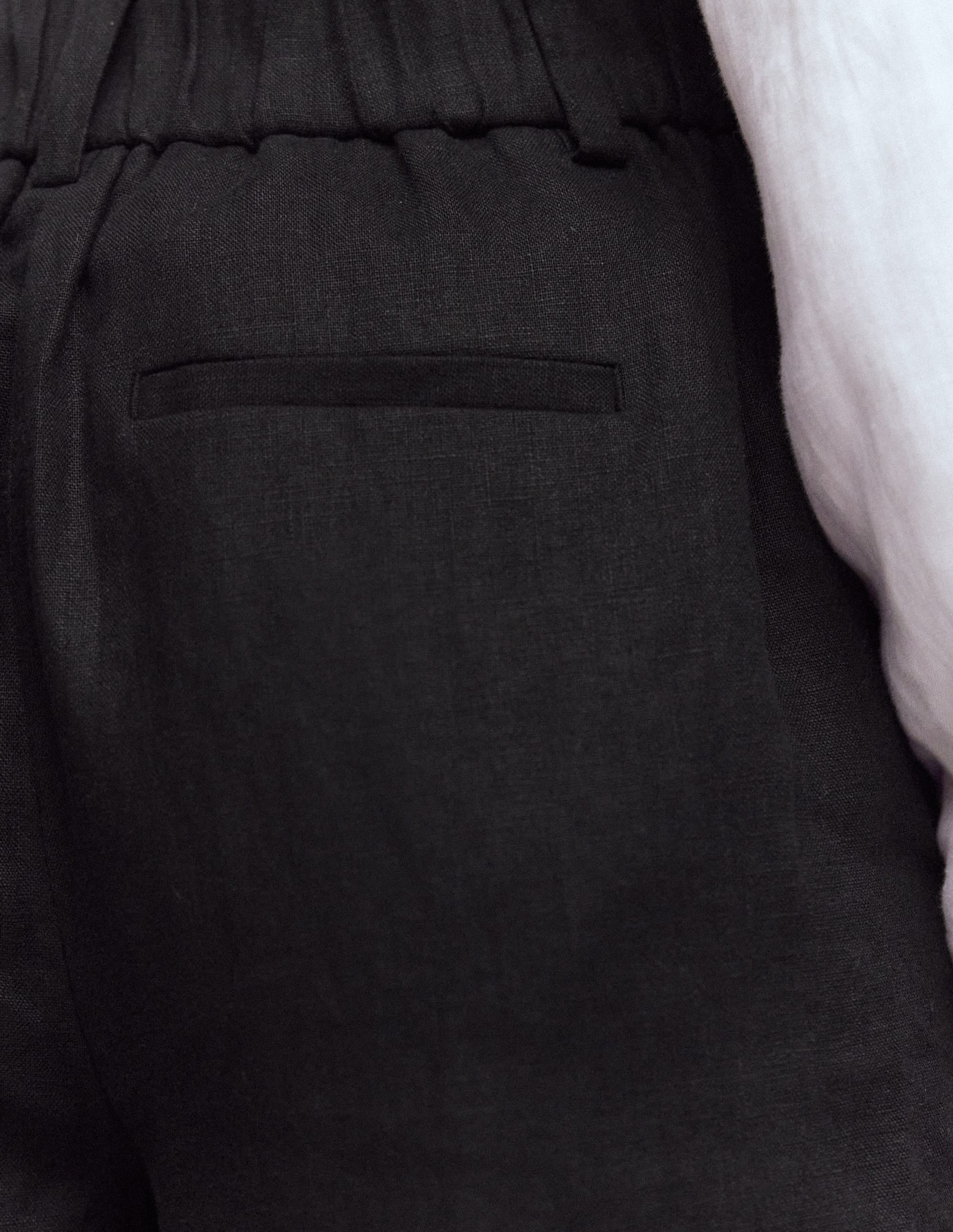 Kensington Leinenhose-Schwarz - Image 5