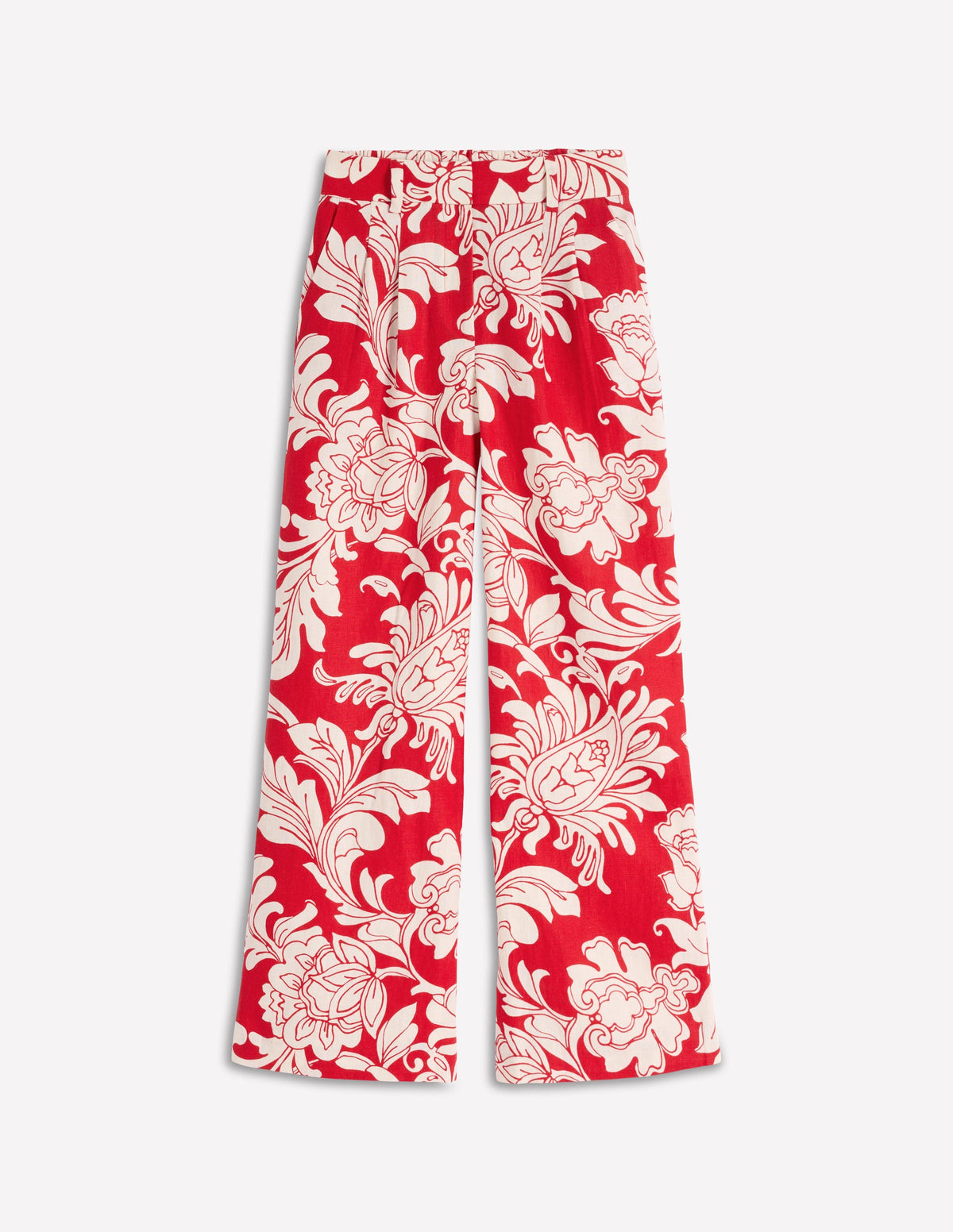 Kensington Leinenhose-Botanisches Muster - Image 6