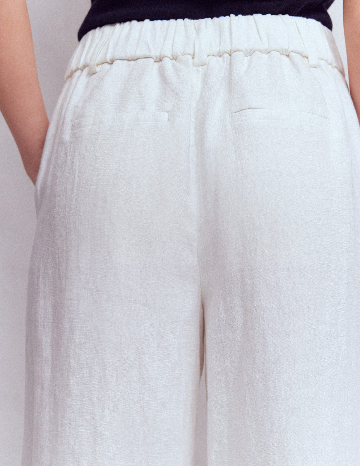 Kensington Leinenhose-Weiß - Image 5