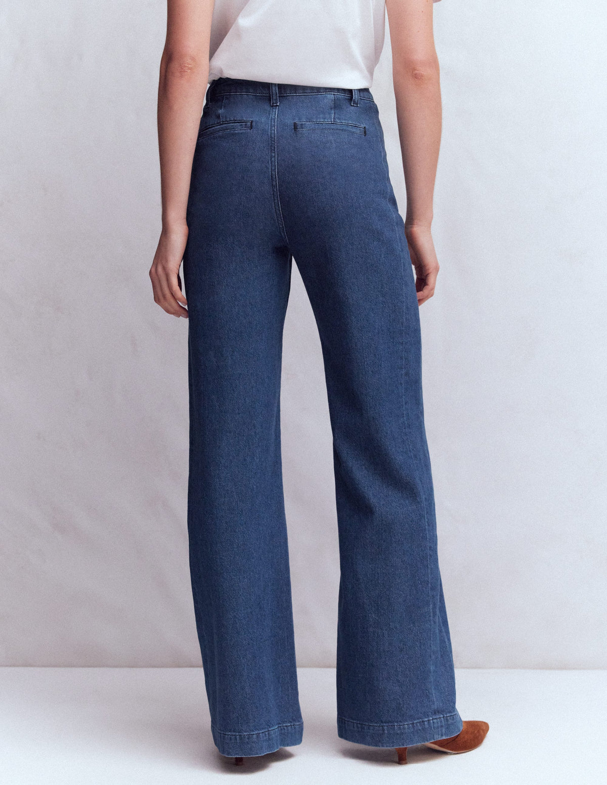 Jeans mit weitem Bein und Tasche-Medium Vintage - Image 3