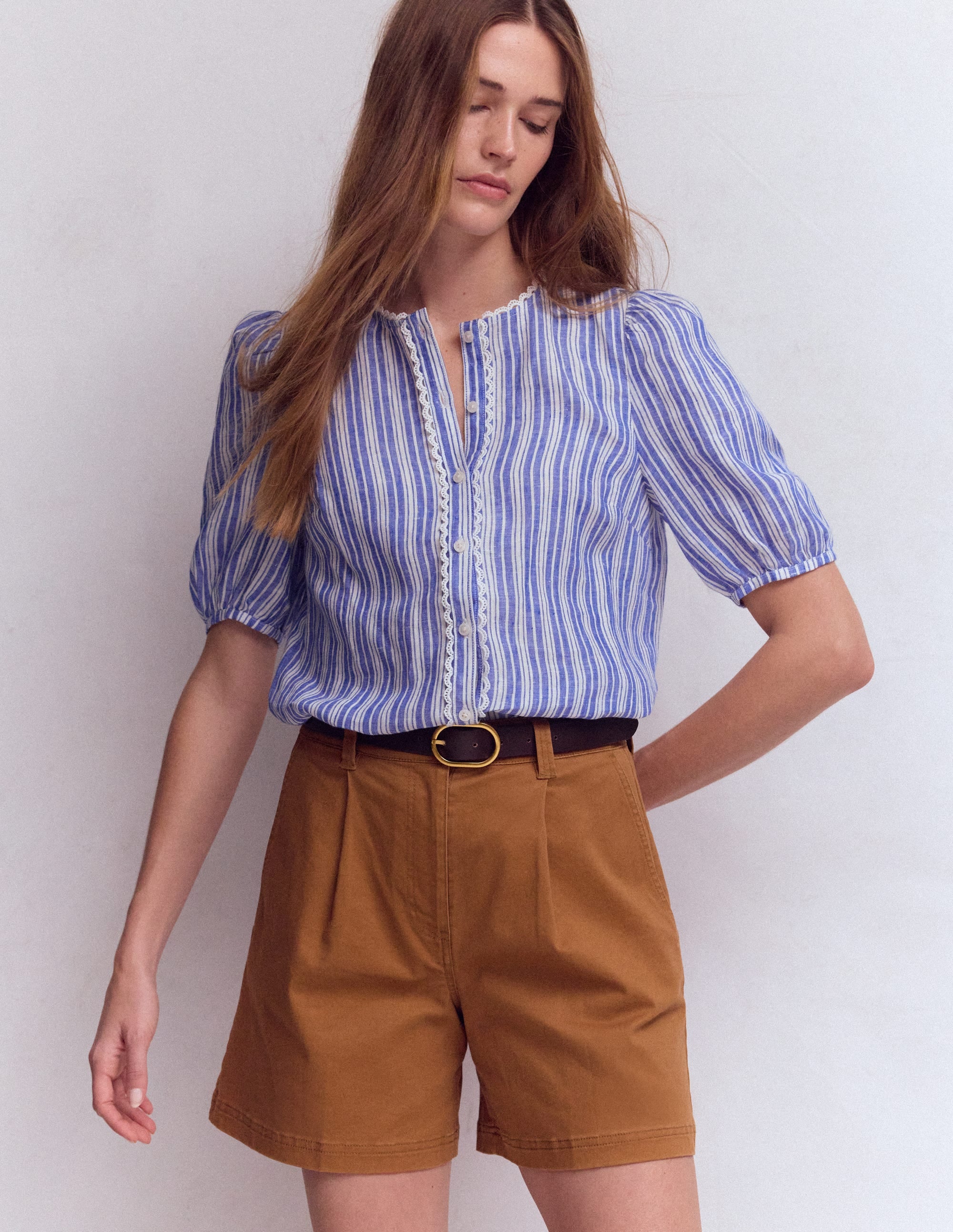 Short chino-Gingembre - Image 1