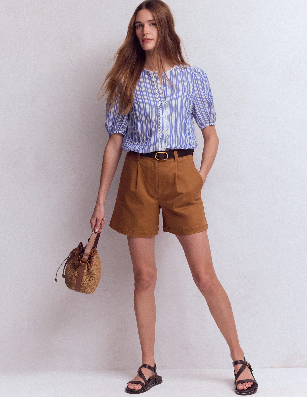 Short chino-Gingembre - Image 4