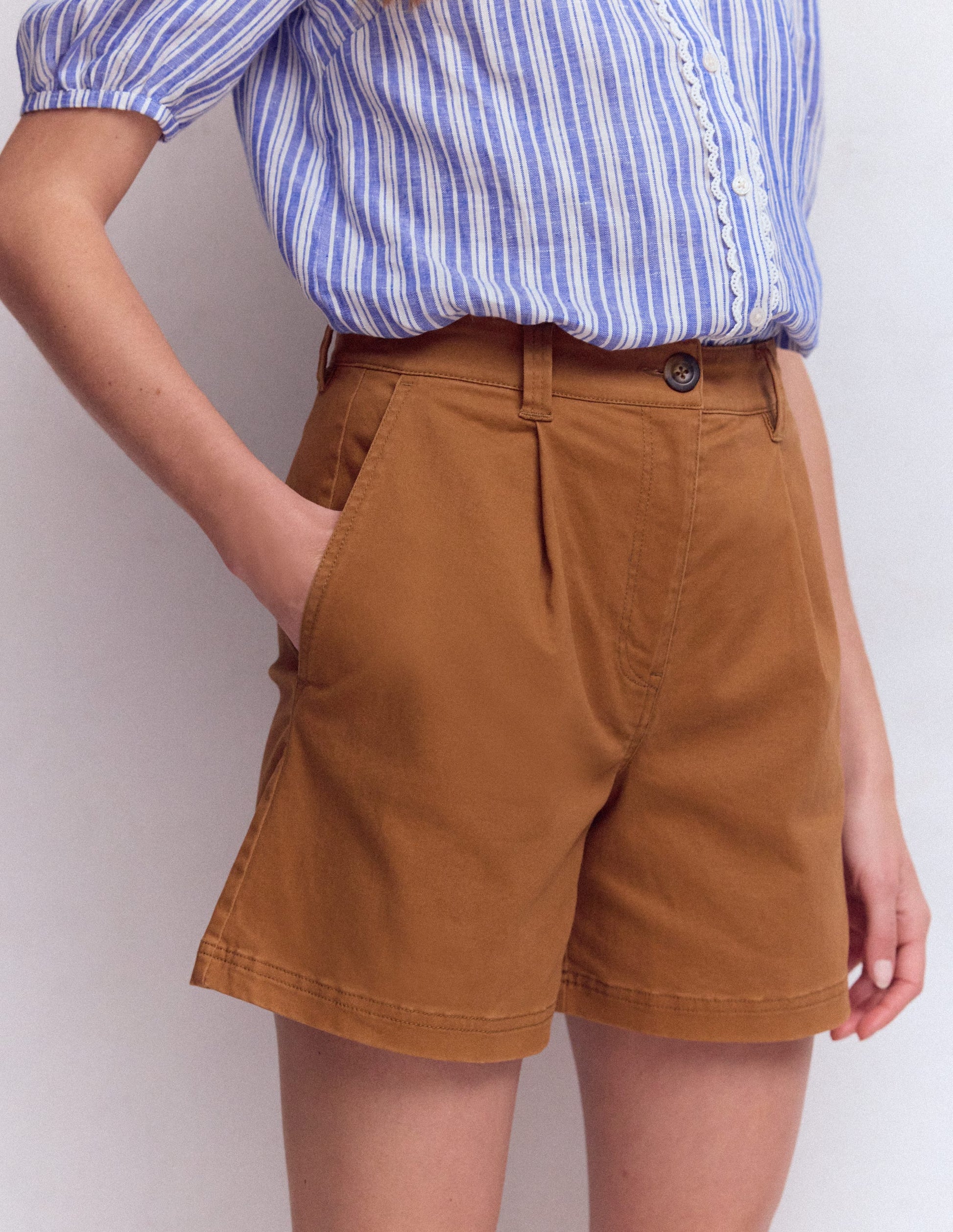 Short chino-Gingembre-5