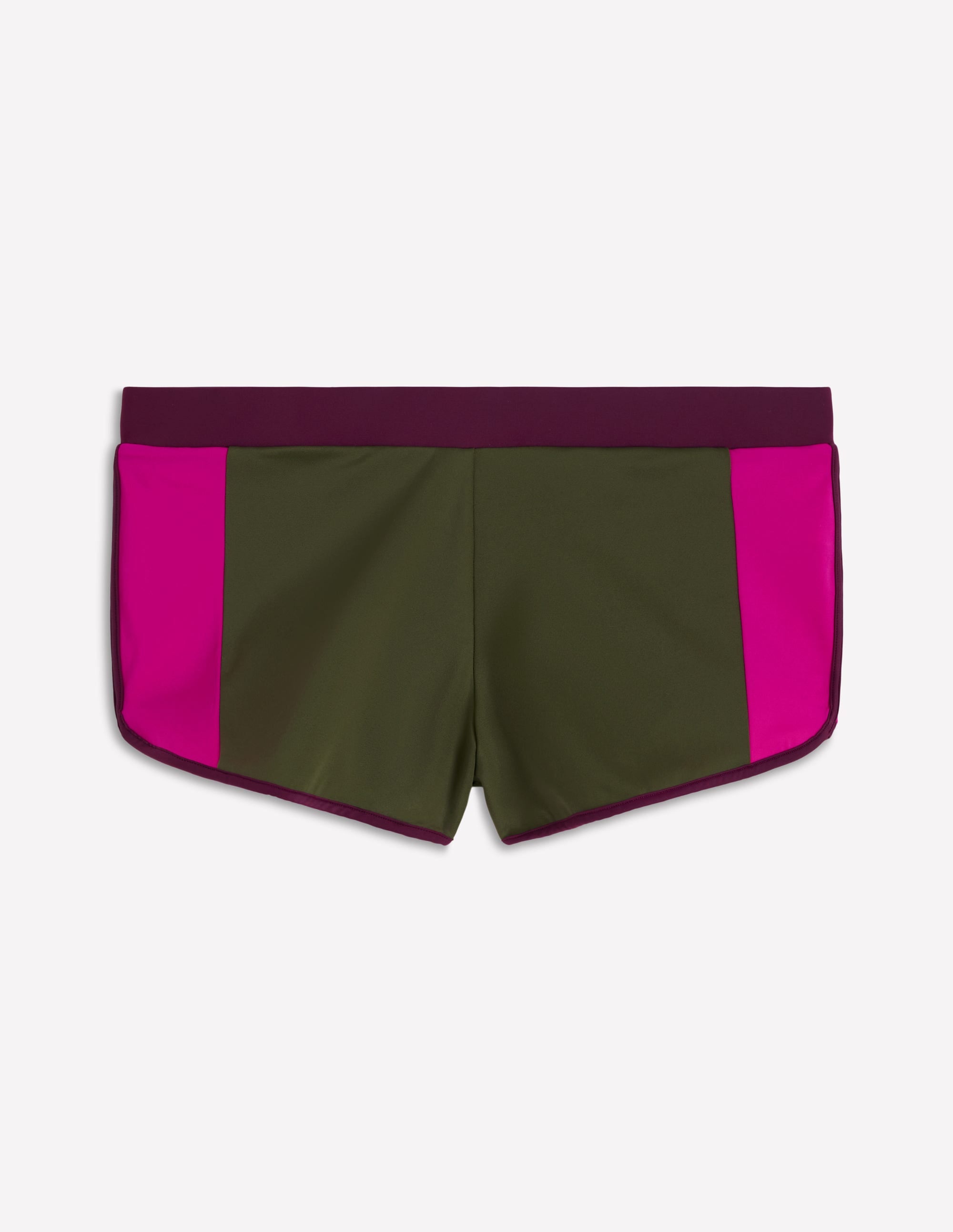 Badeshorts-Khaki, Blockfarben - Image 5
