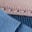 Superweiches T-Shirt mit Rüschendetail-Kapitänsblau