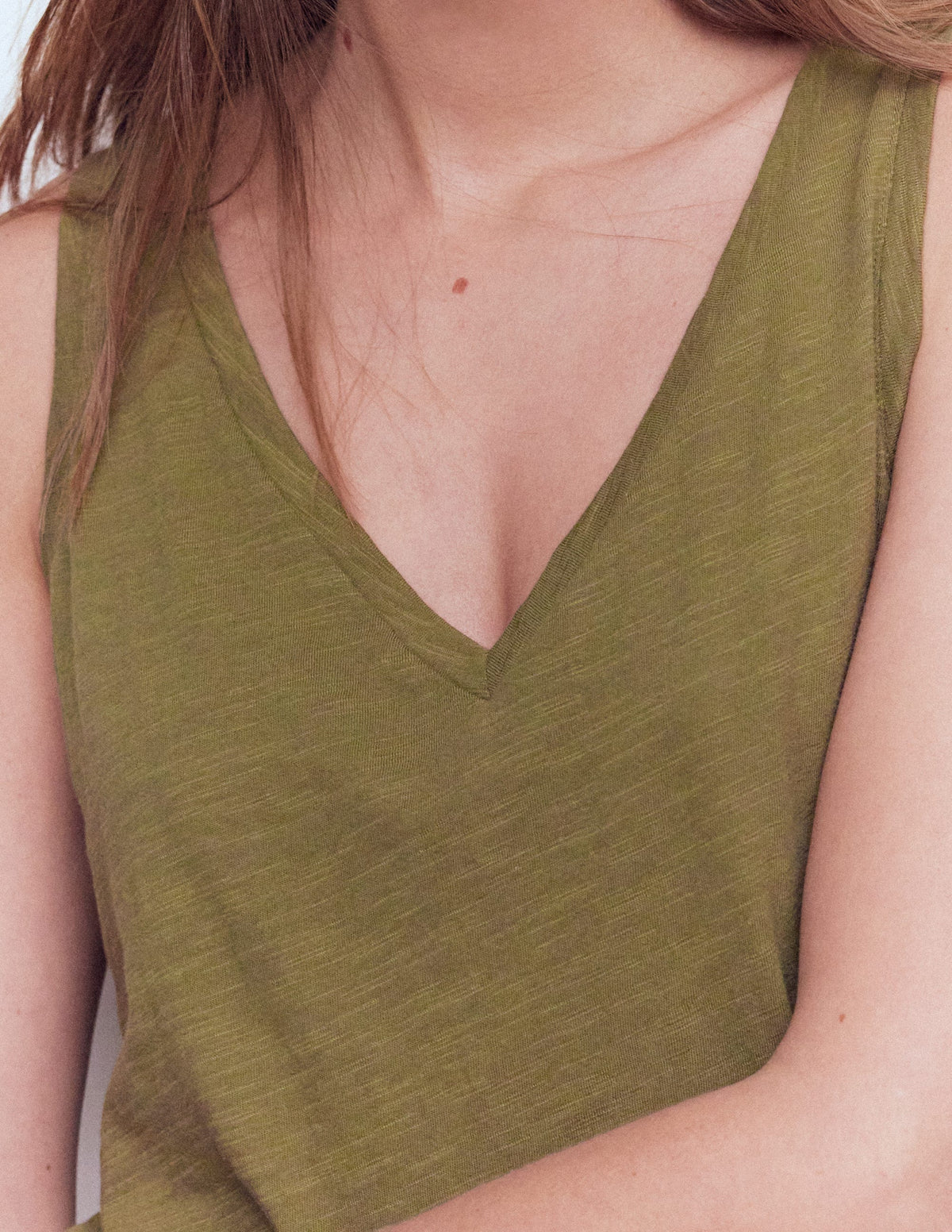 Sophie Flammgarn-Top-Olive Capulet - Image 2