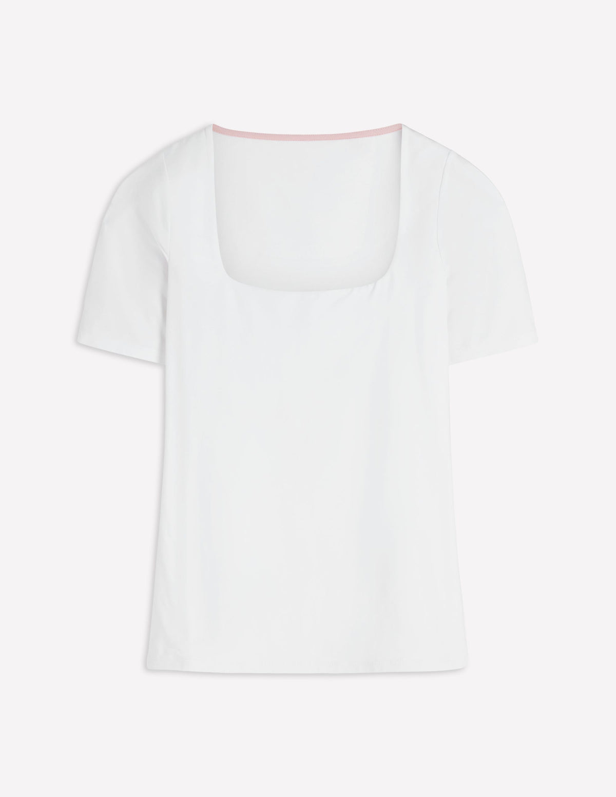 T-shirt Brooke double épaisseur-Blanc - Image 6