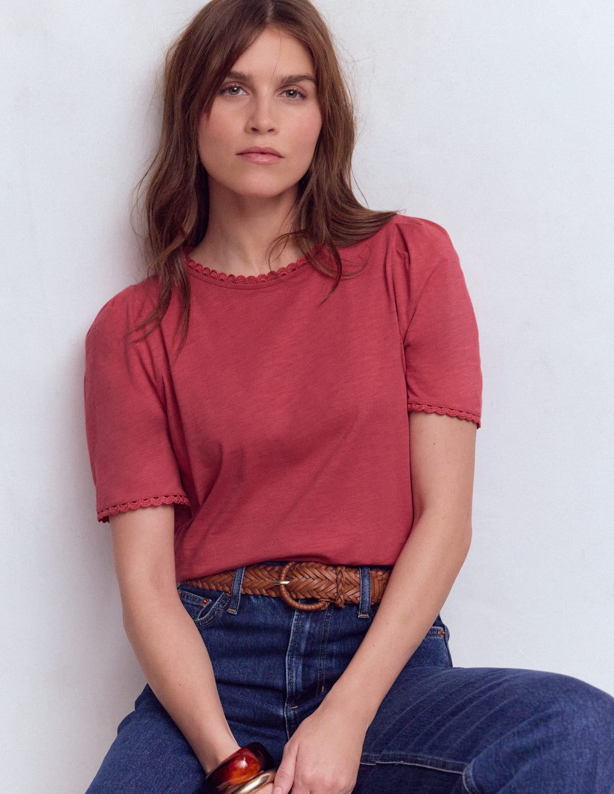 Ali T-Shirt mit Besatz-Stechpalmenbeere-1