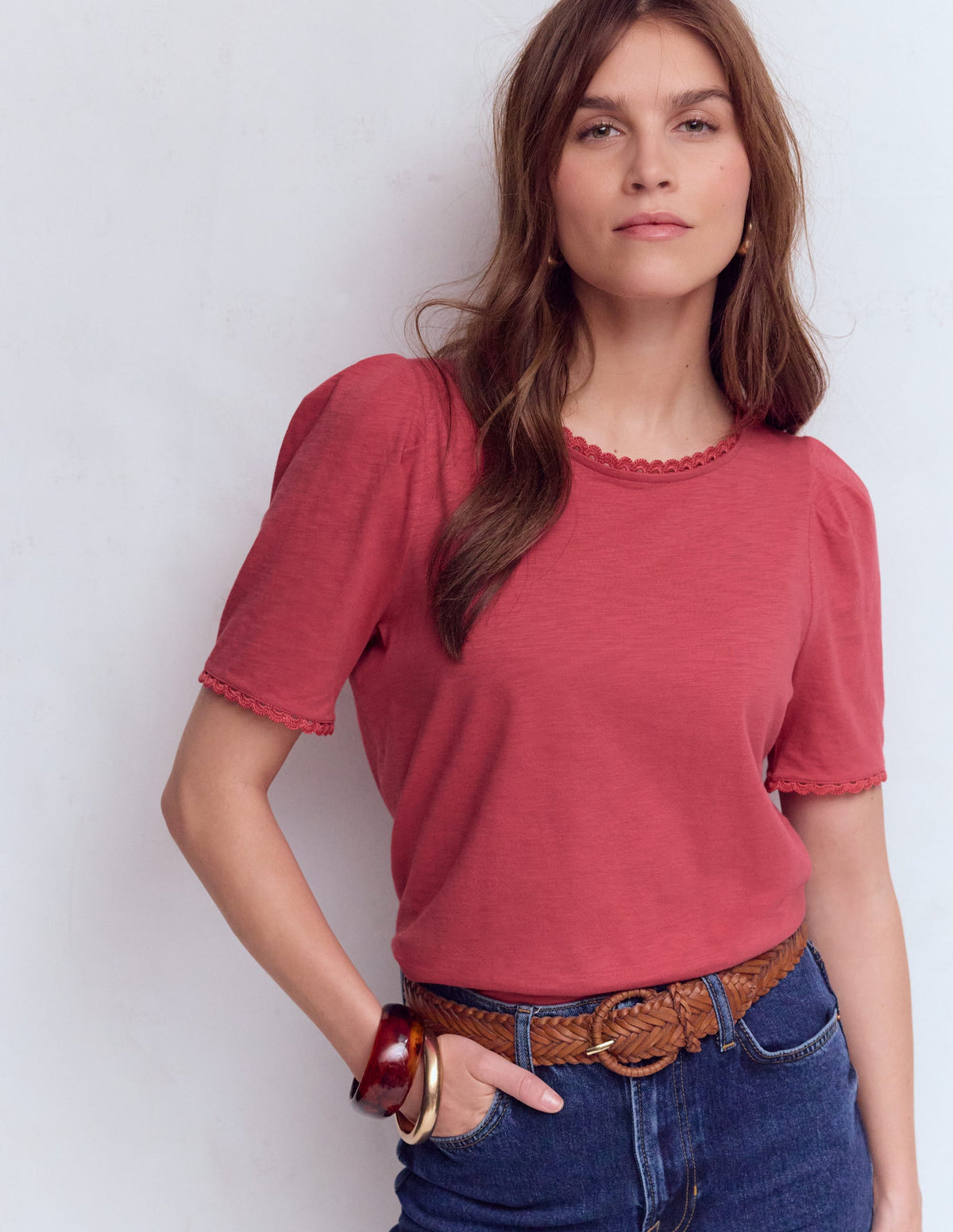 Ali T-Shirt mit Besatz-Stechpalmenbeere - Image 4