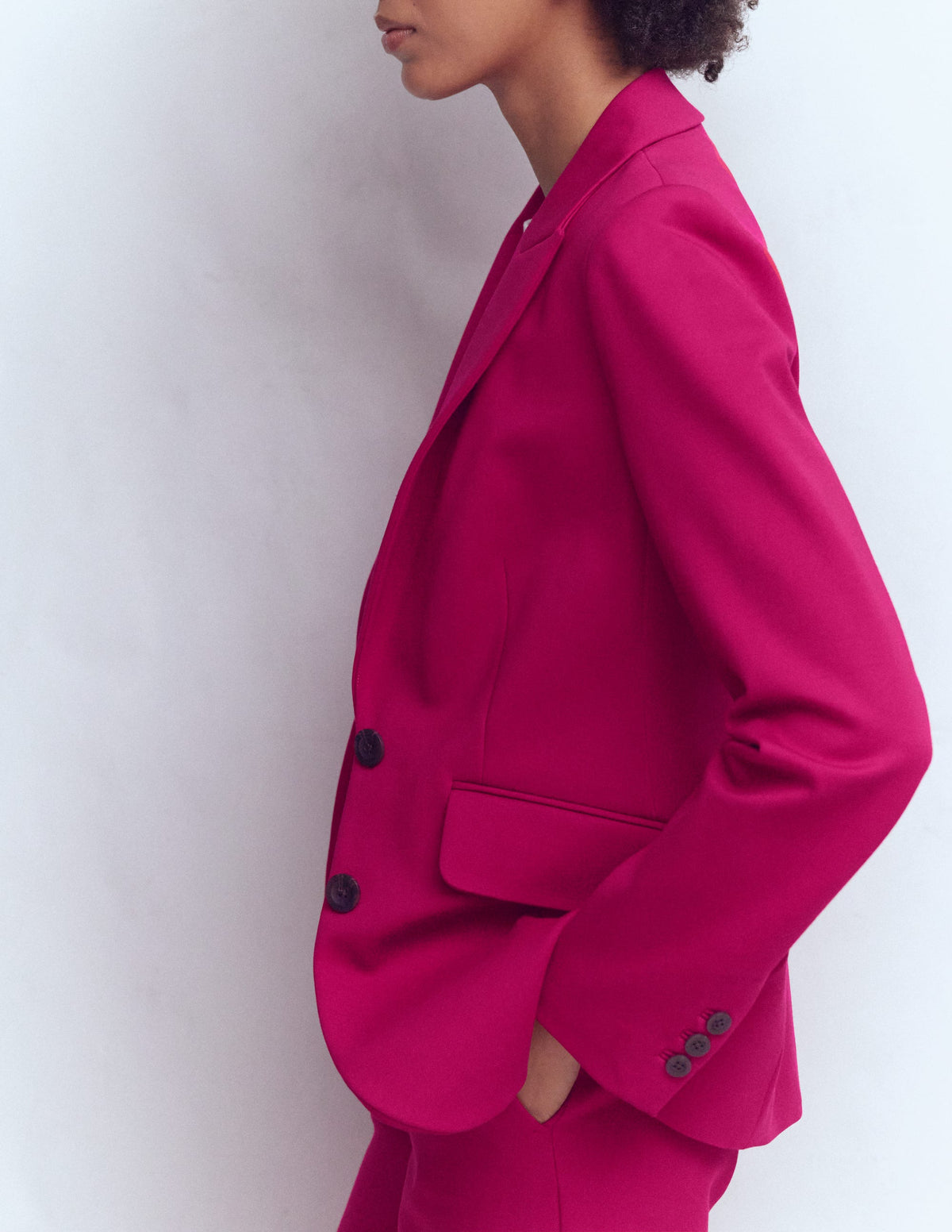 Blazer Marylebone en point de Rome-Grenade - Image 4