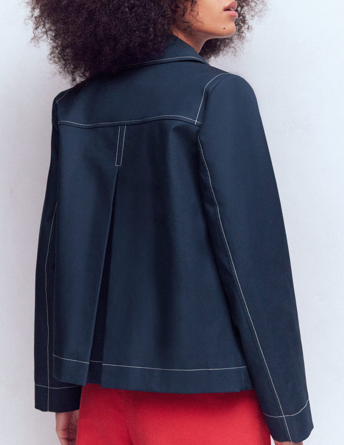 Gloucester Trenchcoat-Marineblau - Image 3