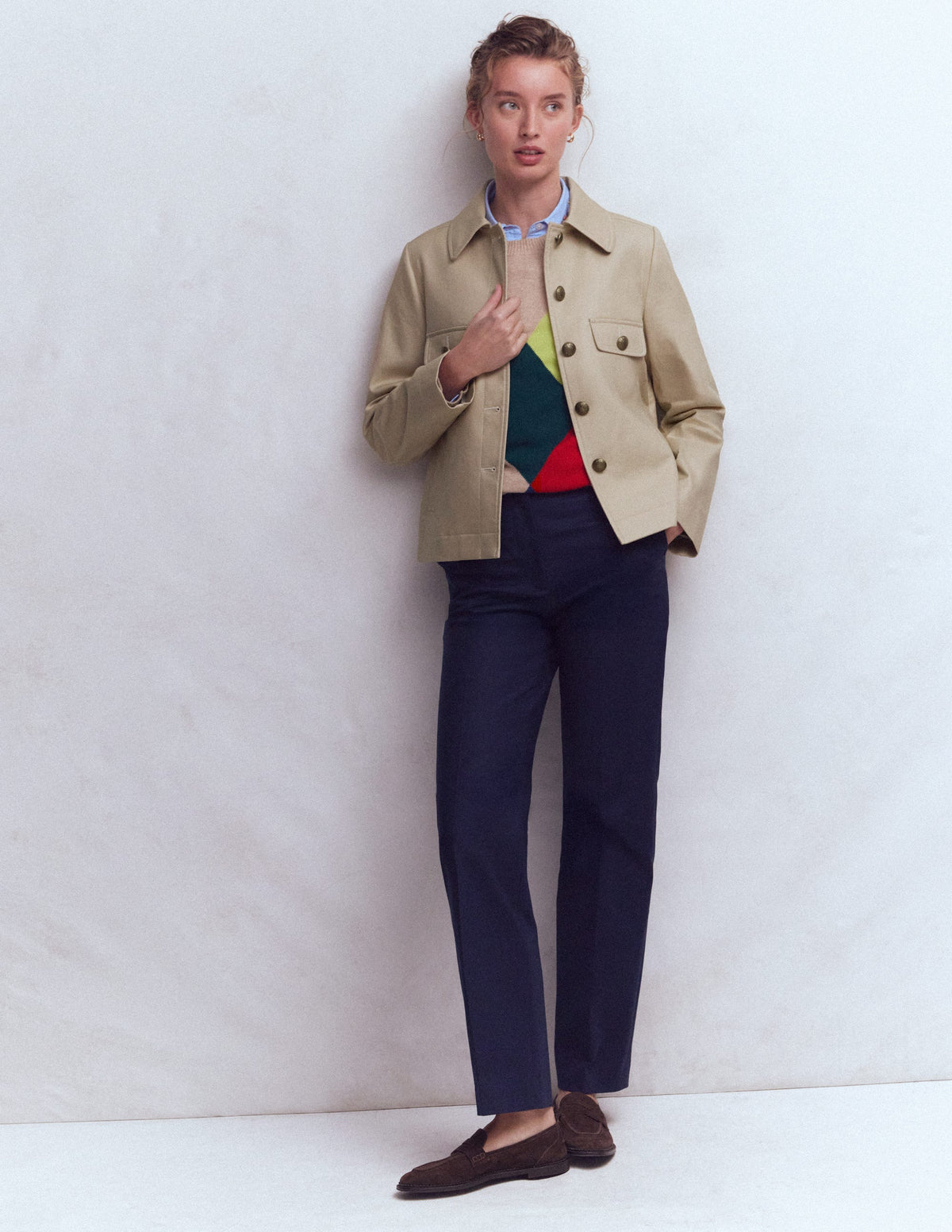 Gloucester Trenchcoat-Cappuccino - Image 4