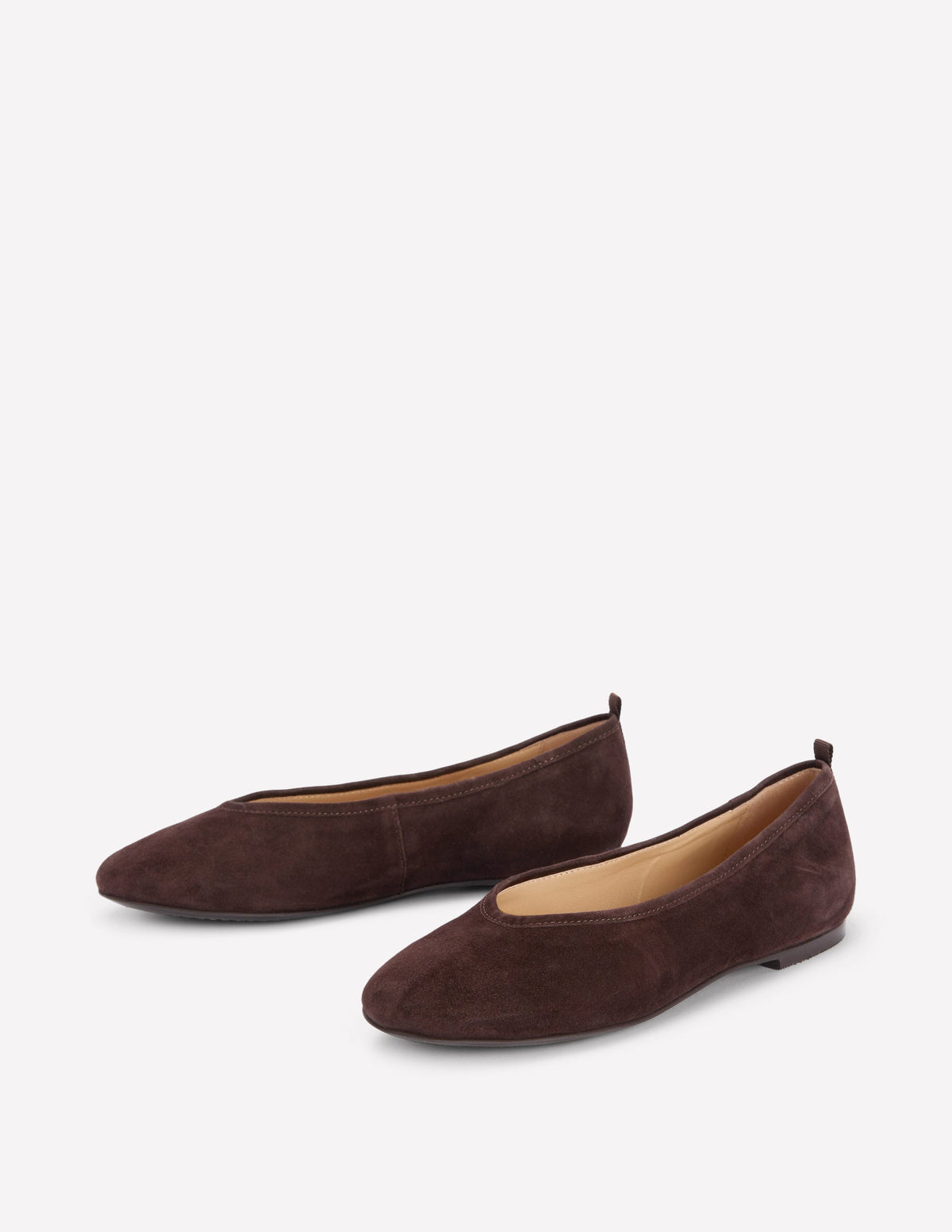 Hoch geschnittene Ballerinas-Bitterschokolade-4
