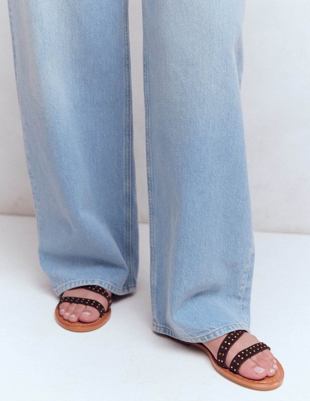 Asymmetrische Sandalen-Bitterschokolade - Image 2