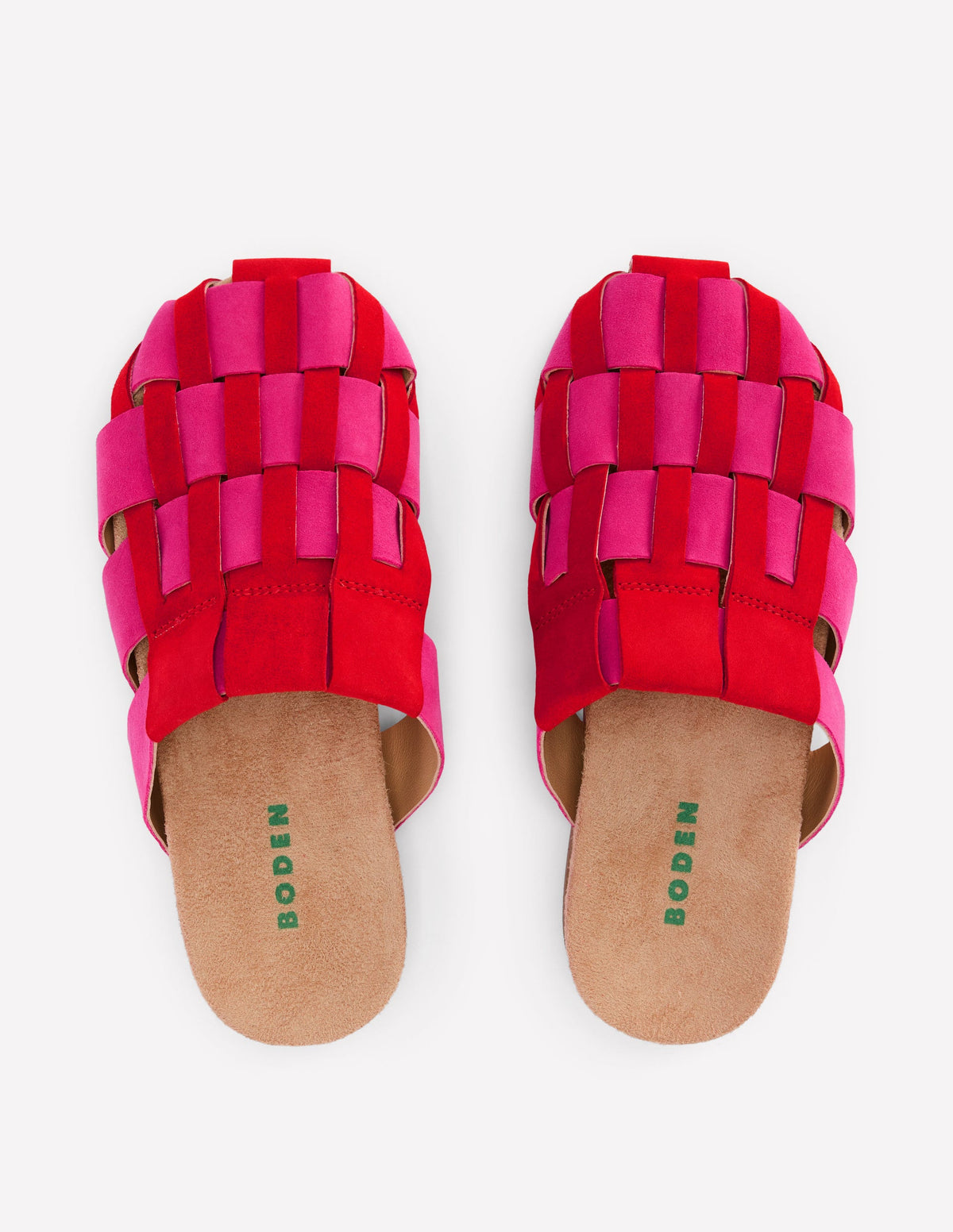 Loretta Riemen-Clogs-Pink/Rot - Image 5