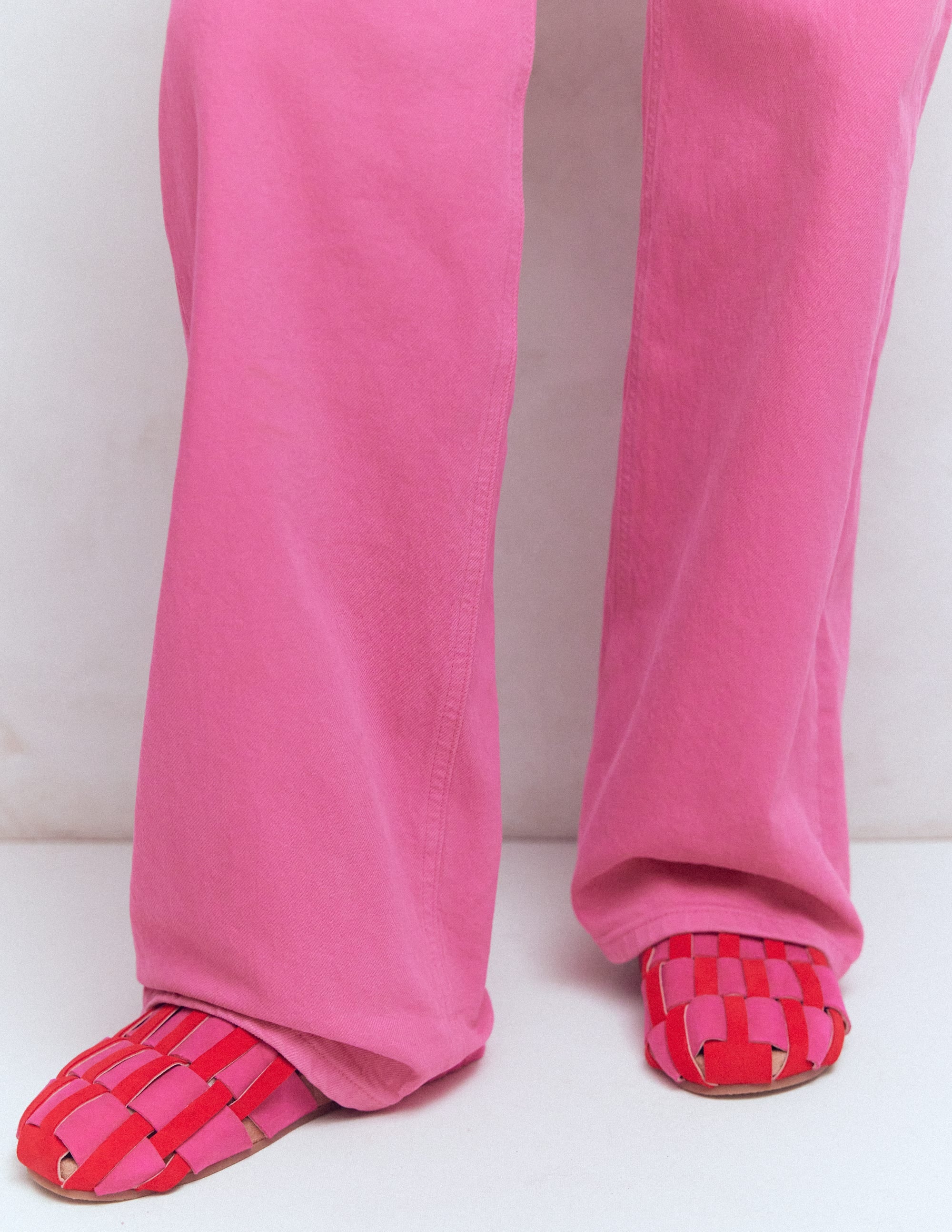 Loretta Riemen-Clogs-Pink/Rot - Image 2
