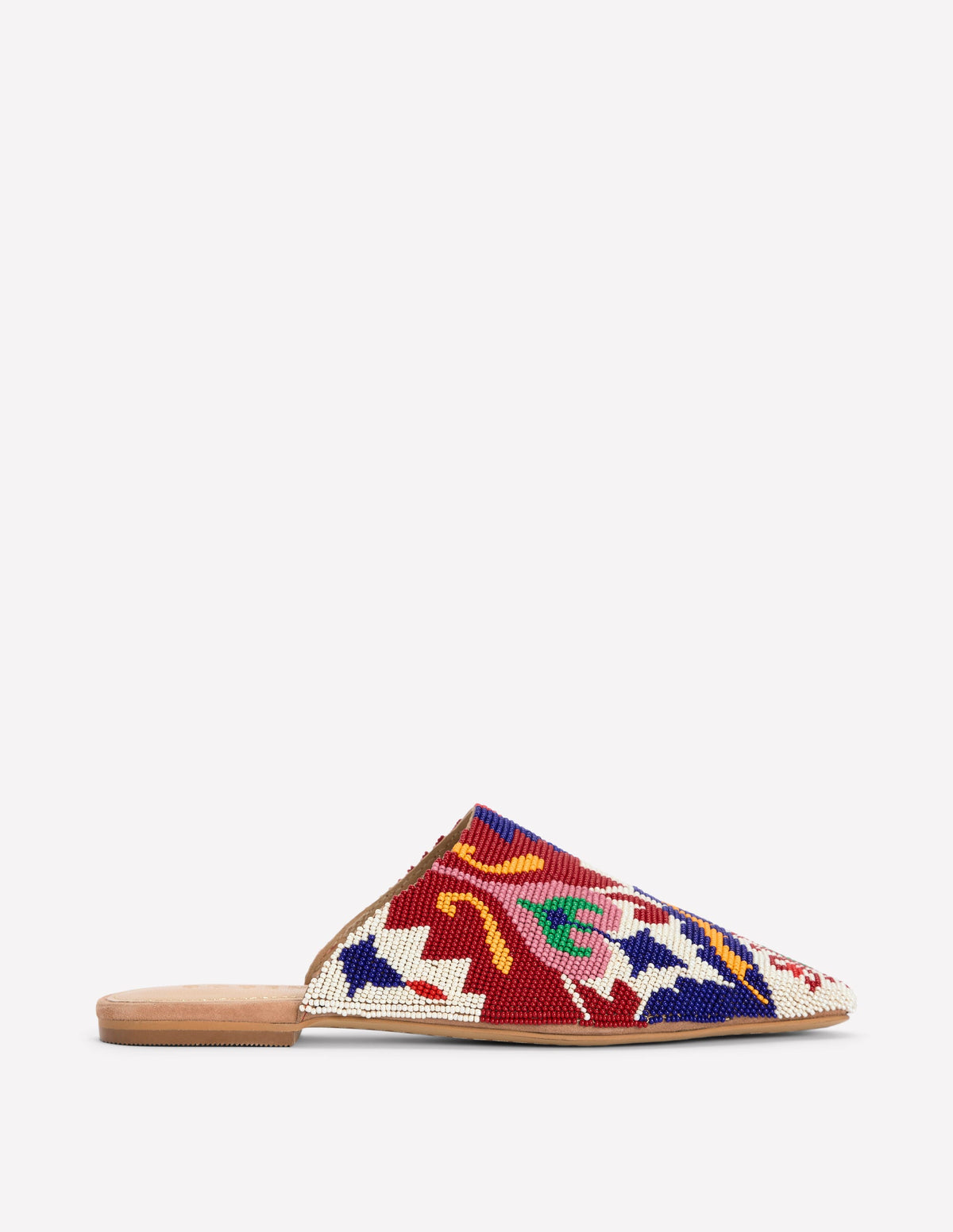 Loafer-Pantoletten-Bunt Perlen - Image 1