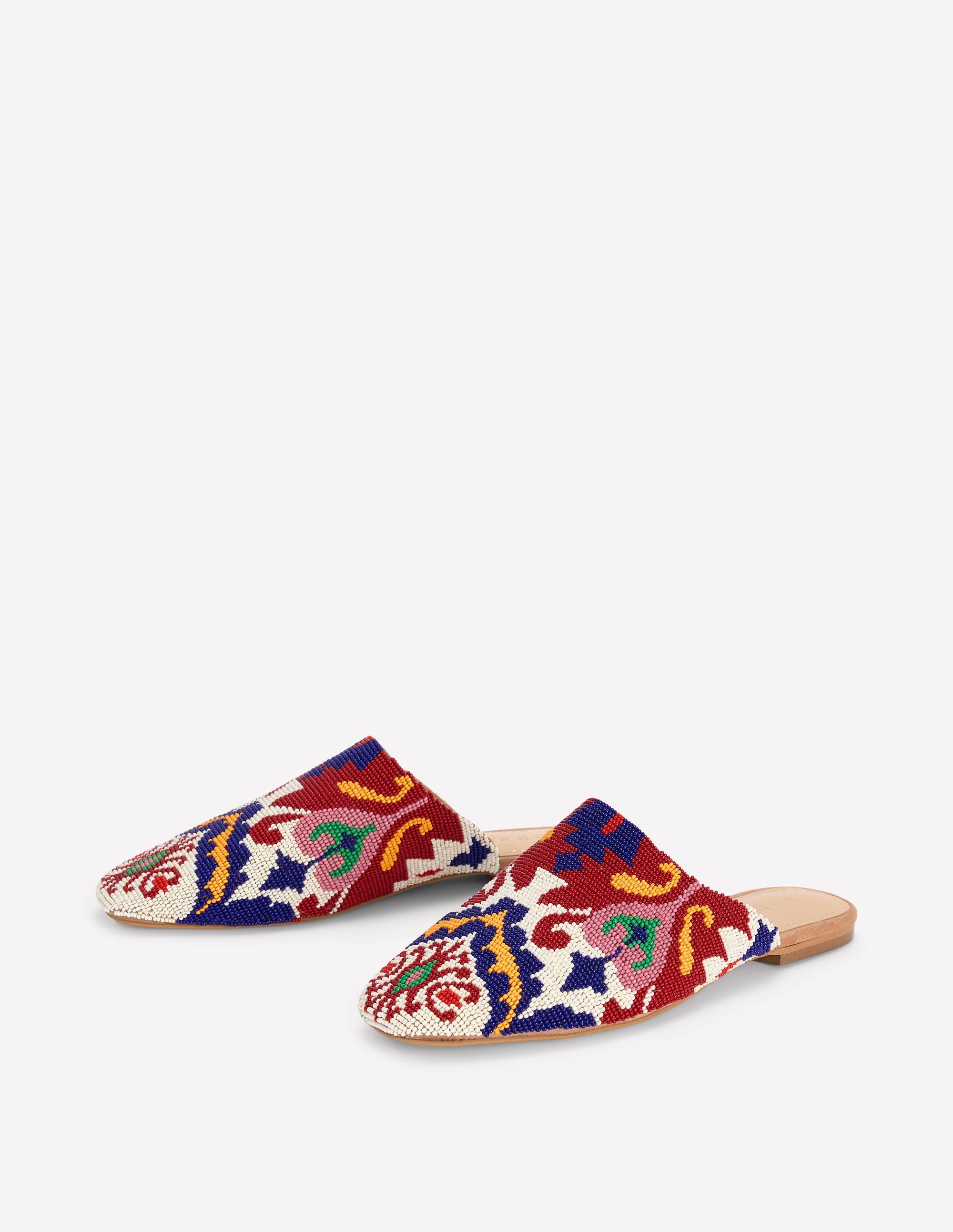 Loafer-Pantoletten-Bunt Perlen - Image 3