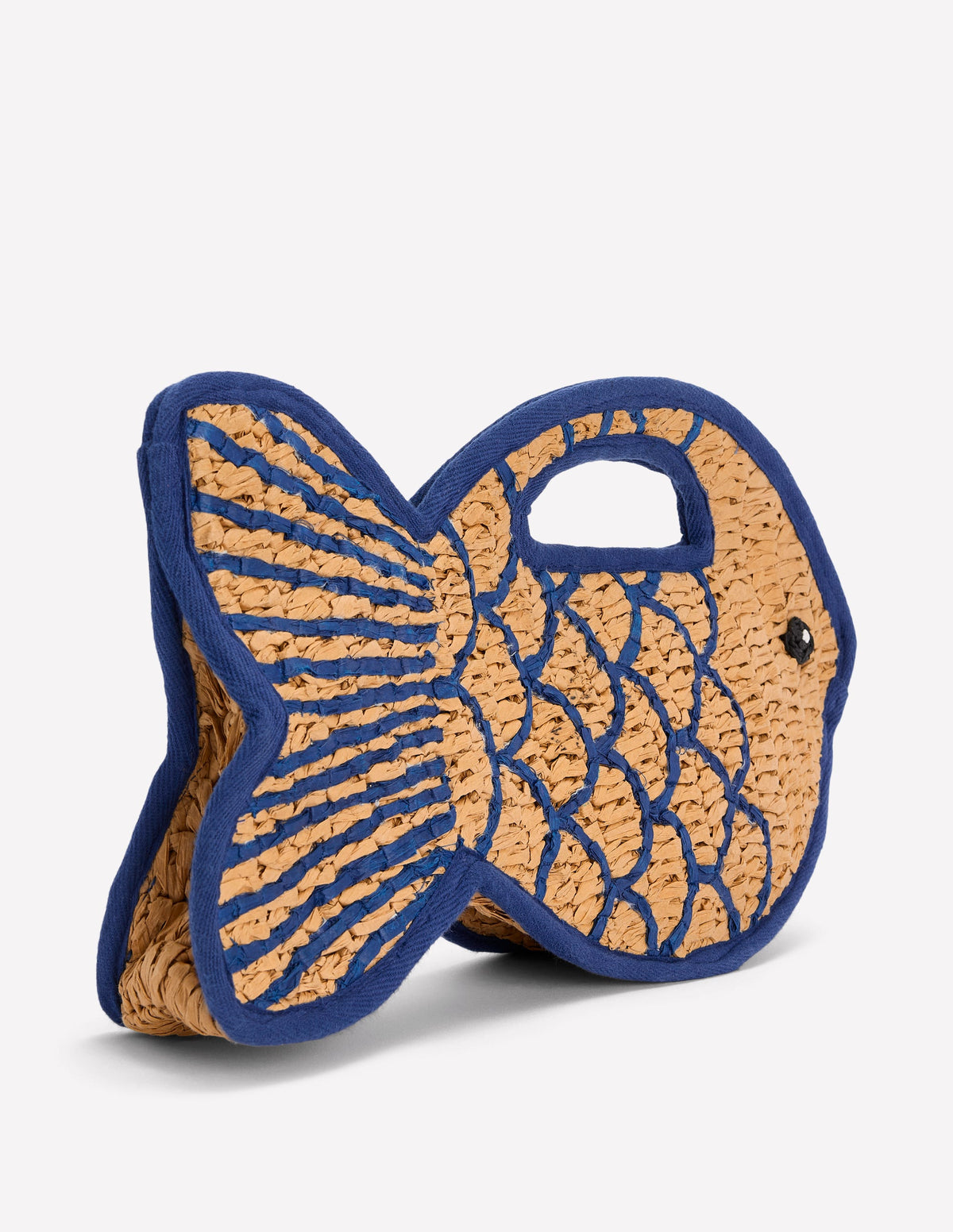 Originelle Fisch-Clutch-Naturbelassen/Leuchtendes Blau - Image 3