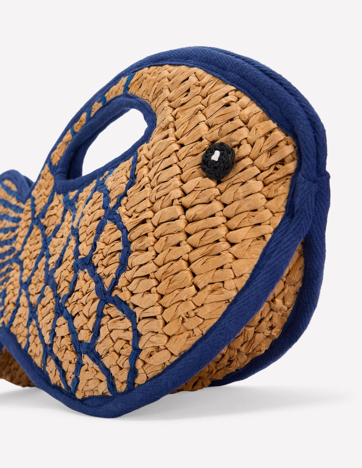 Originelle Fisch-Clutch-Naturbelassen/Leuchtendes Blau - Image 4