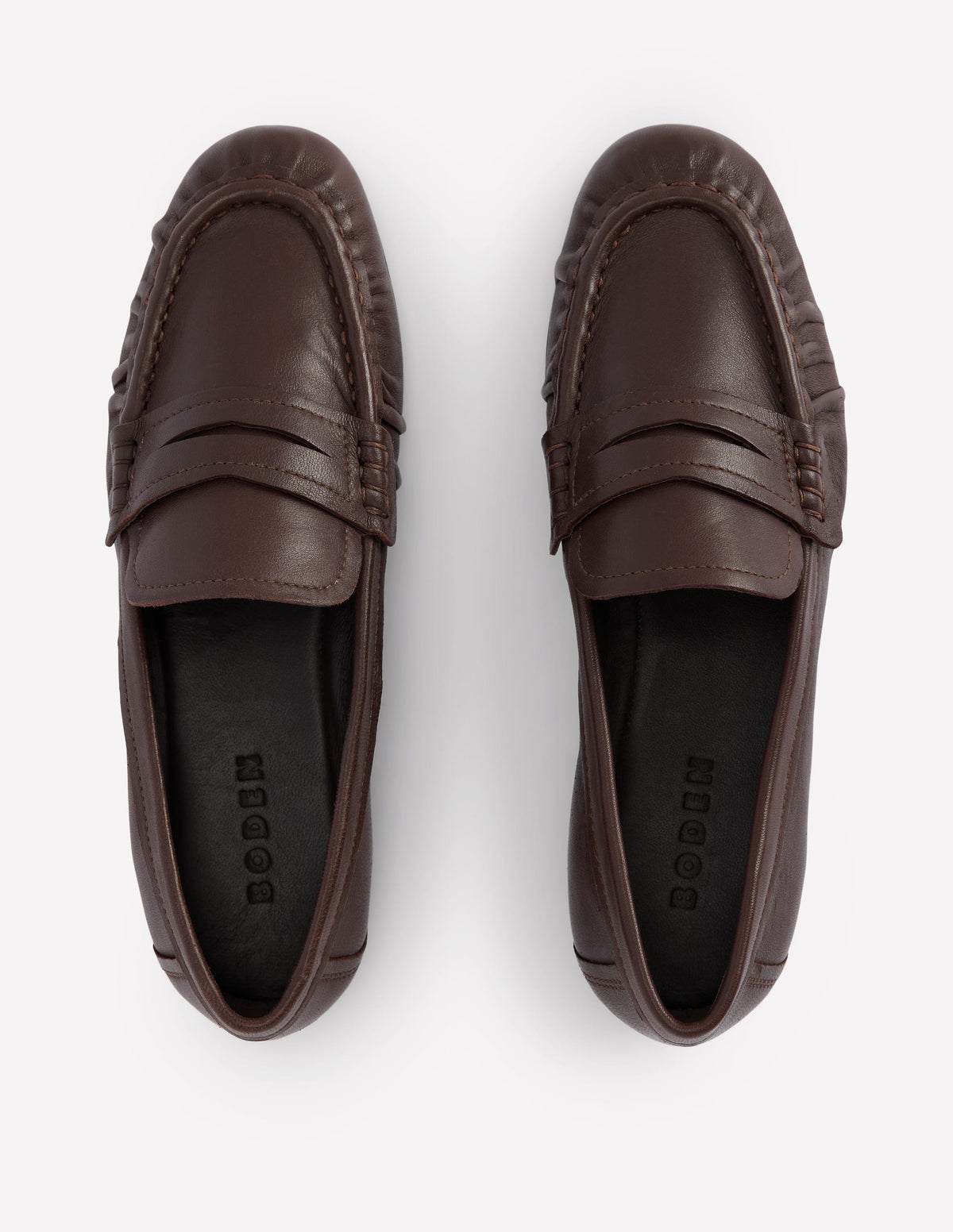 Superweiche, flexible Loafer-Bitterschokolade - Image 6