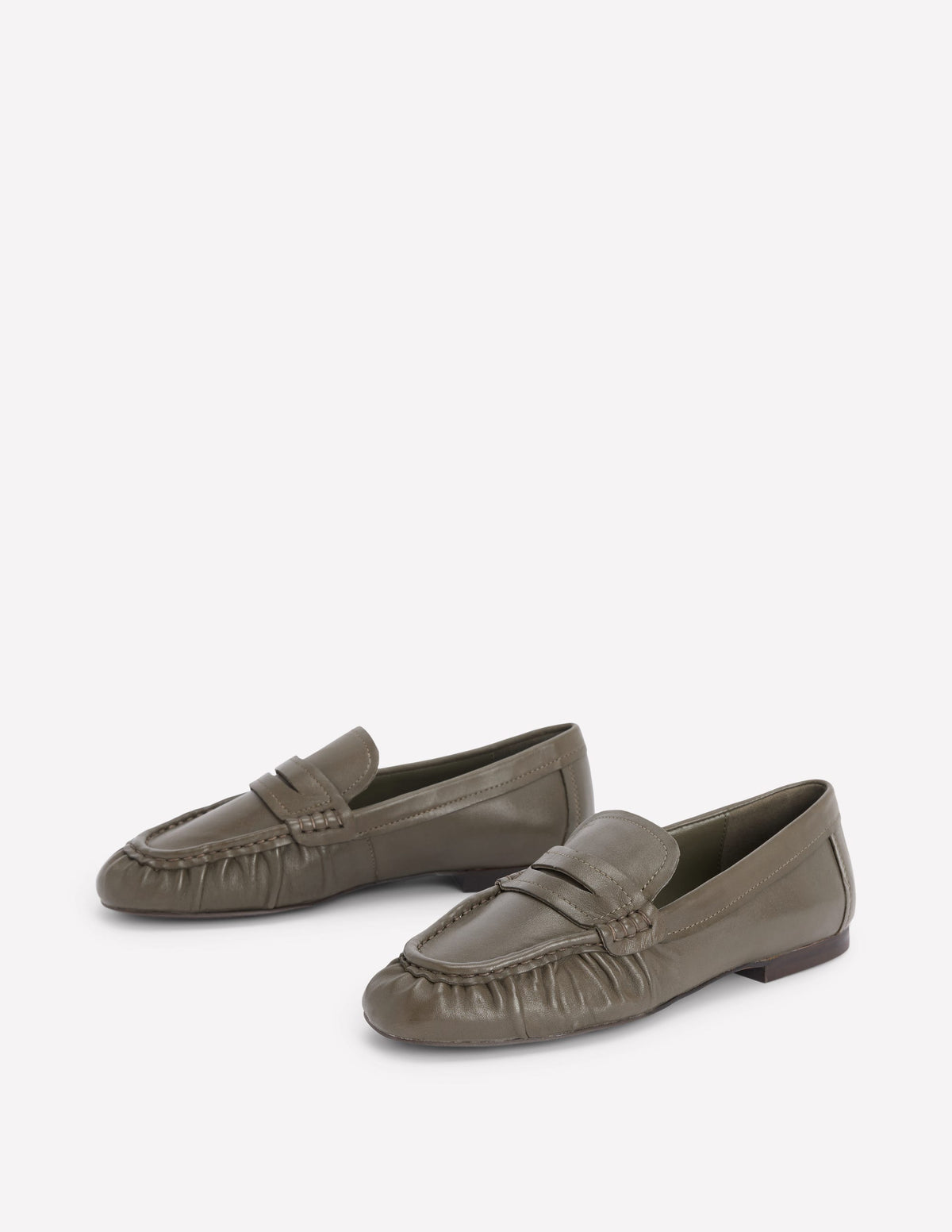 Mocassins à semelles ultra-souples-Vert olive profond - Image 3