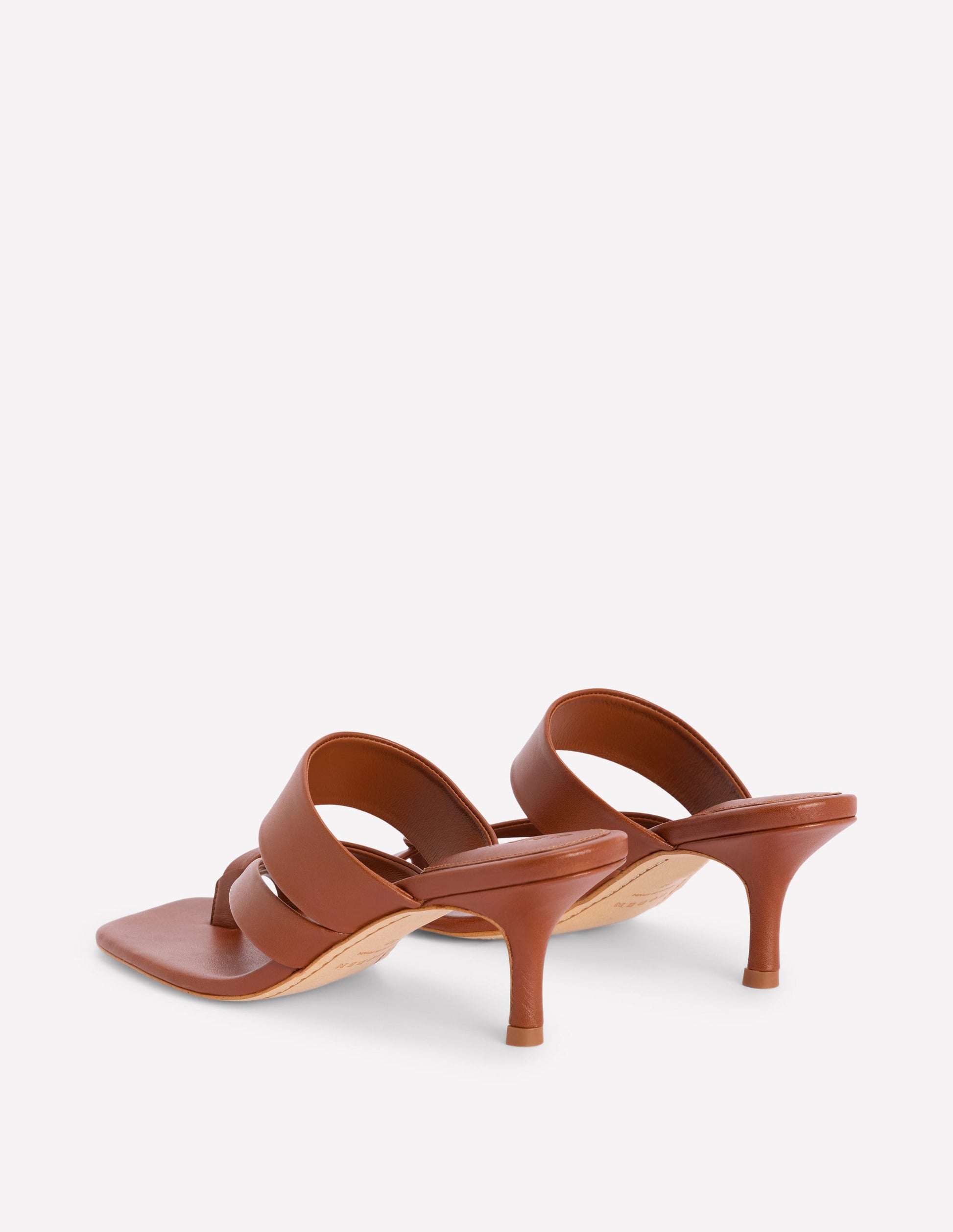 Toe Post Kitten Heels-Tan-5