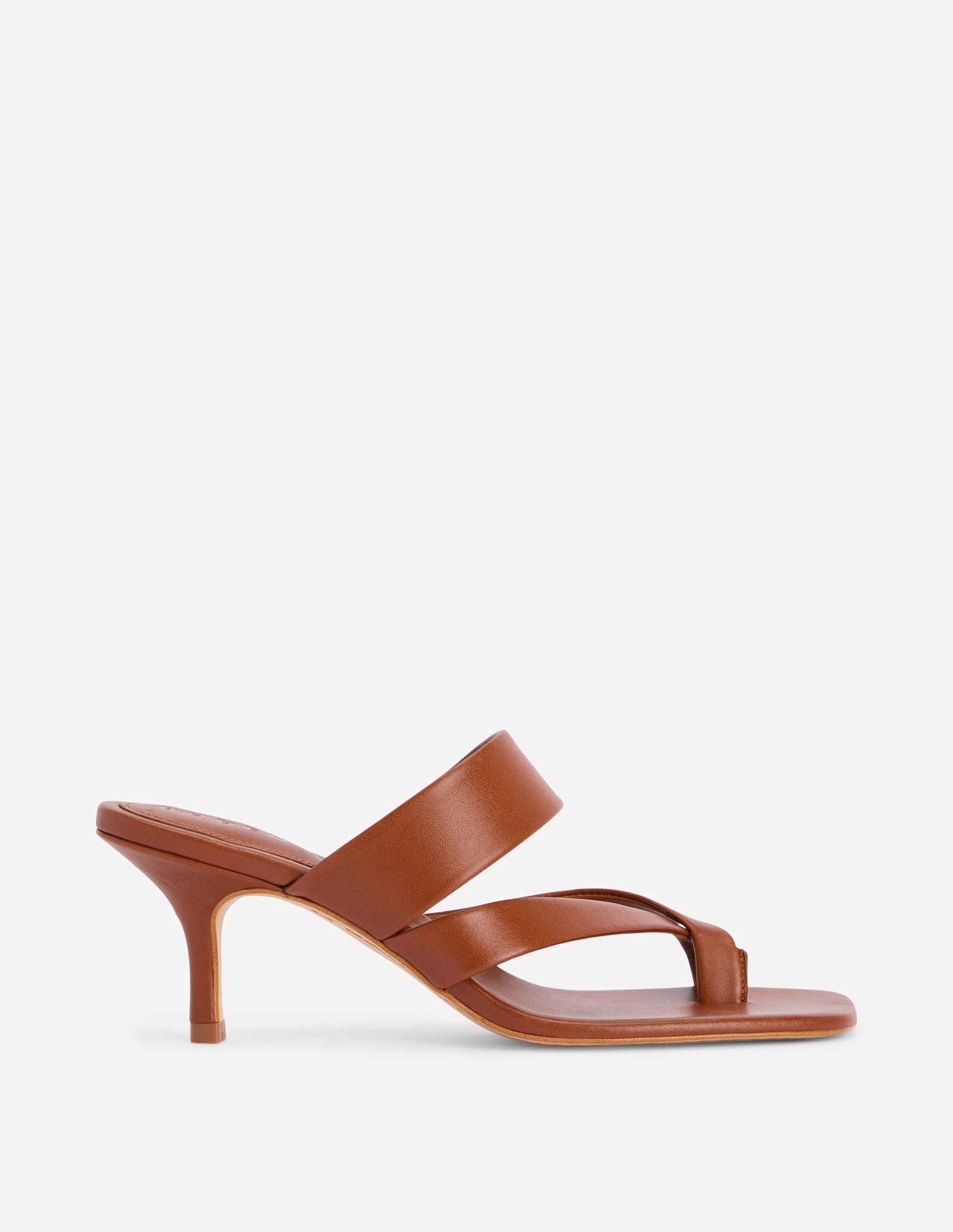 Toe Post Kitten Heels-Tan-1