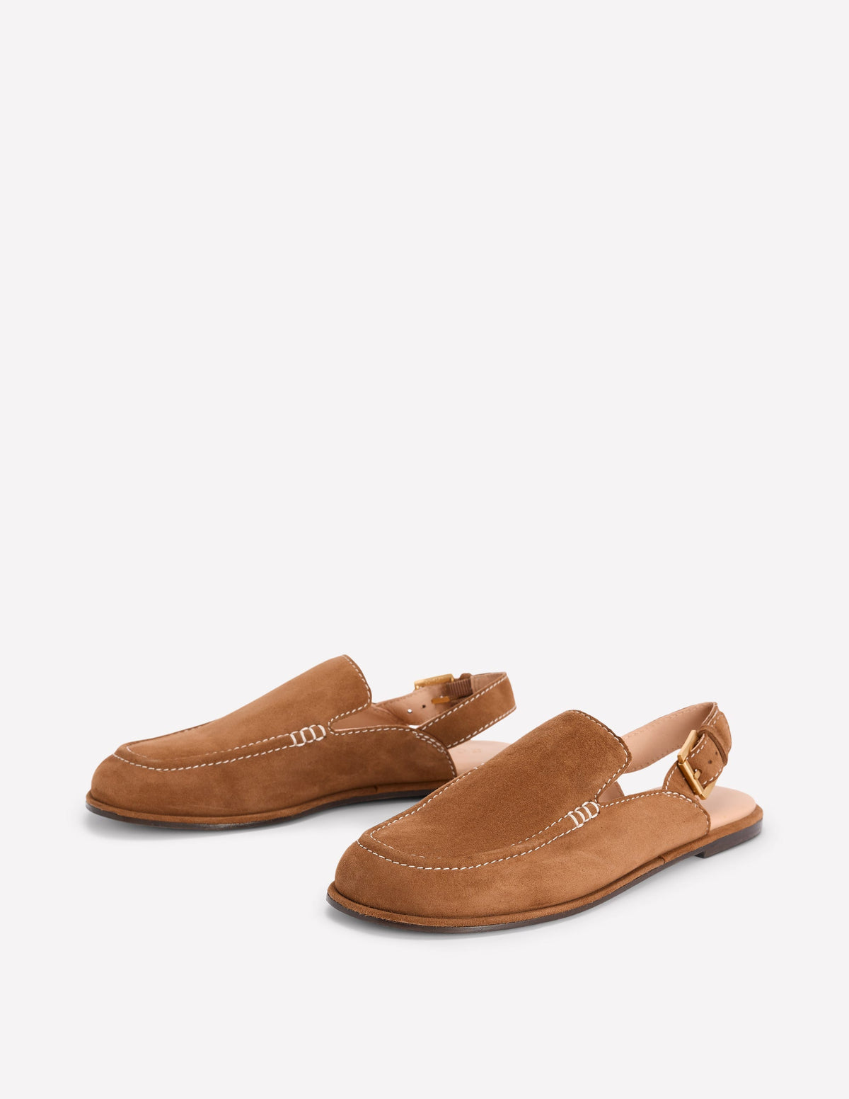 Pantoletten-Slingbacks-Goldbraun - Image 3