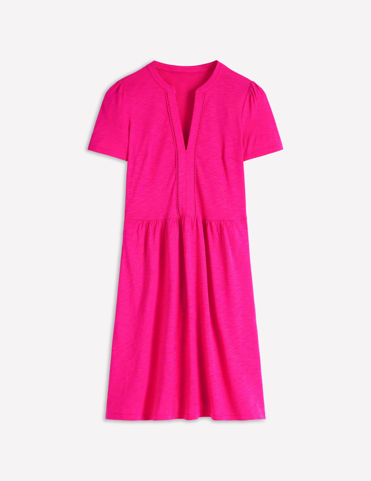 Naomi Kurzärmliges Kleid-Rosarot - Image 6