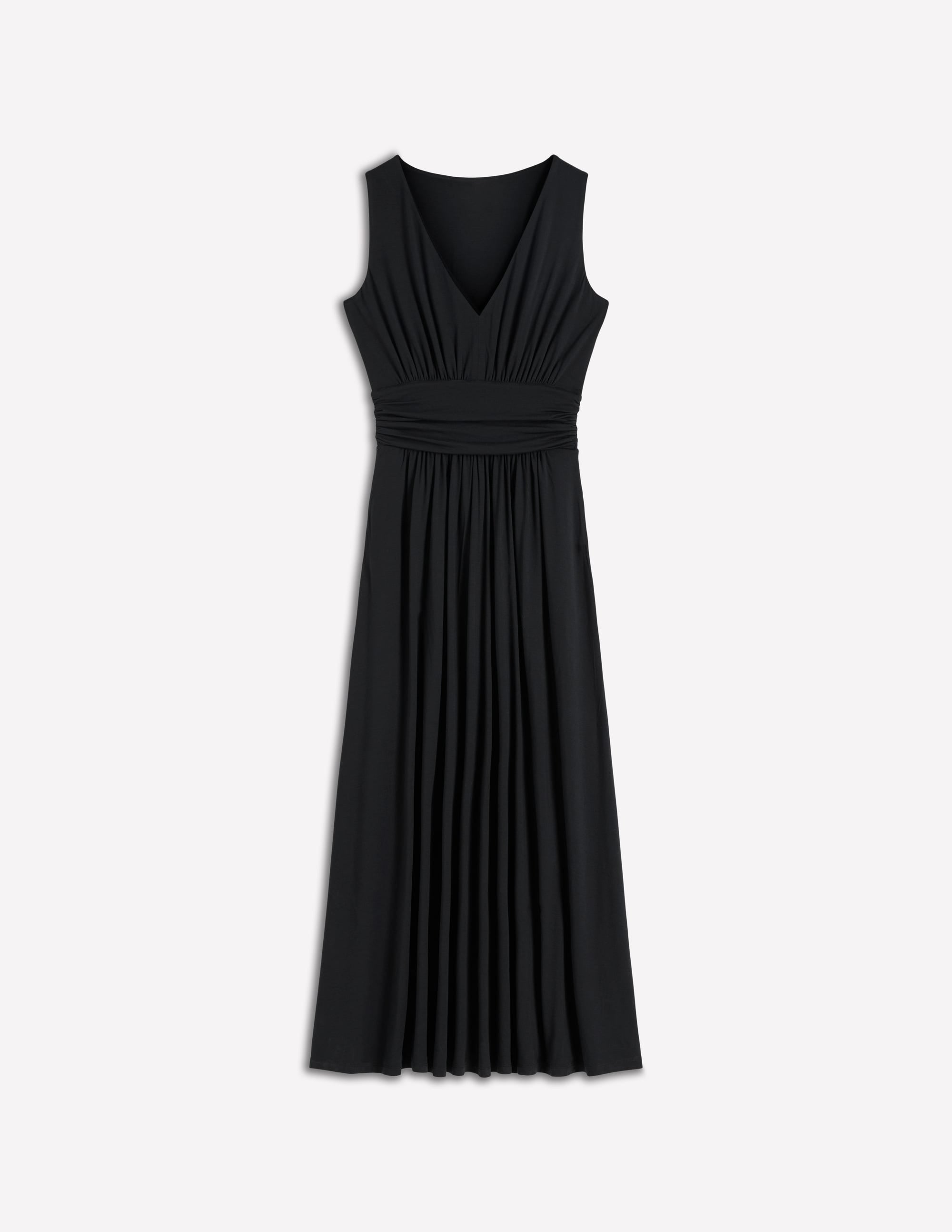 Elodie Jersey-Maxikleid-Schwarz - Image 7