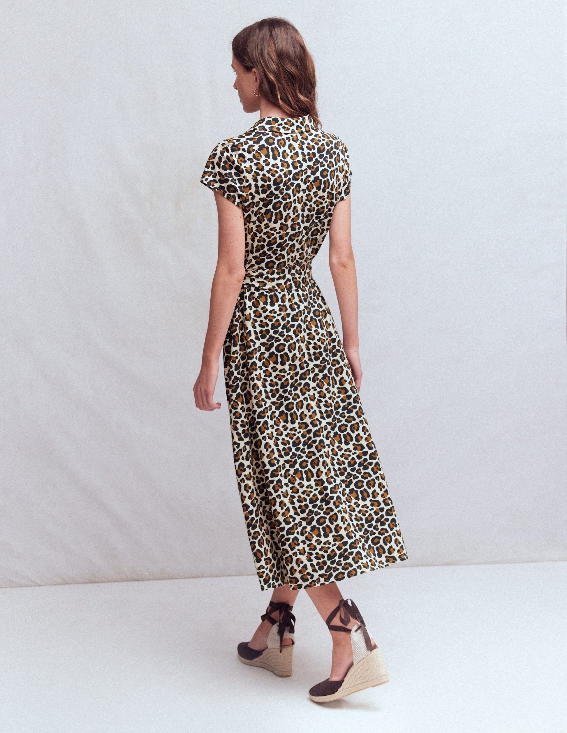 Marcia Jersey-Hemdblusenkleid-Mandelmilch, Gepard-Pop-3