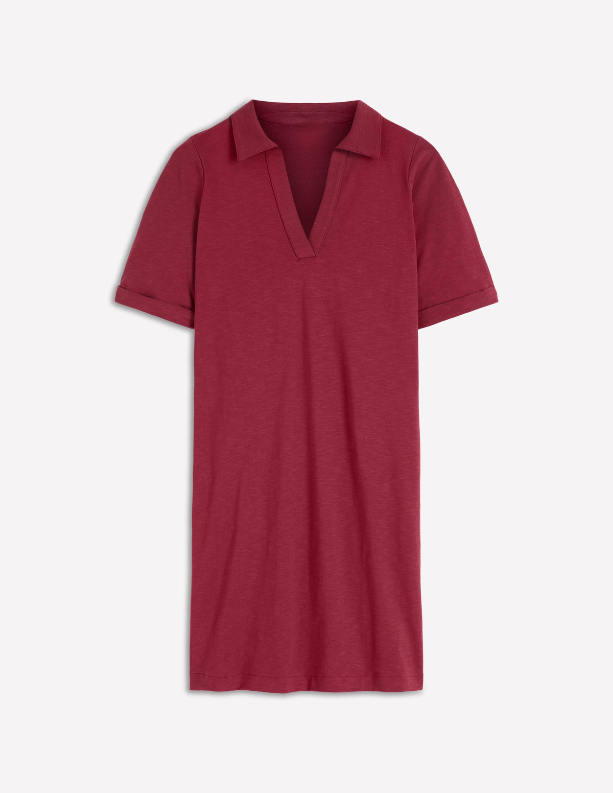 Tilda T-Shirt-Kleid aus Jersey-Sattes Kastanienbraun - Image 4