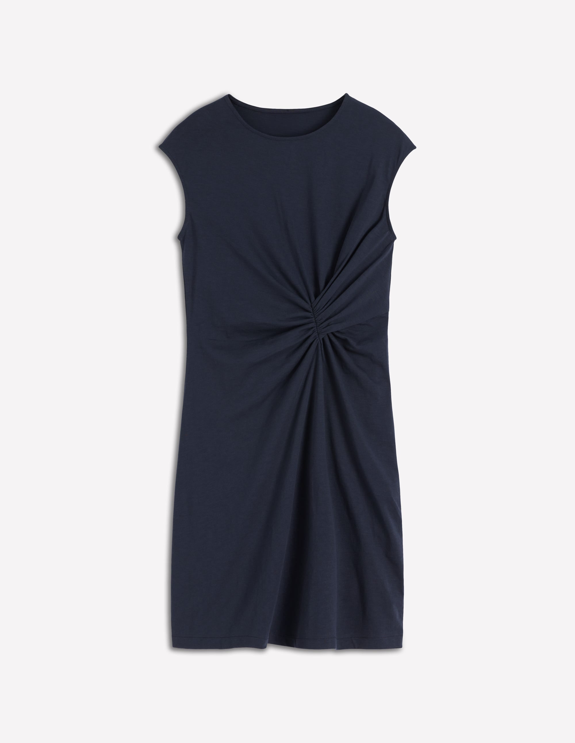 Delilah Kurzes Kleid mit Twistdetail-Marineblau - Image 6