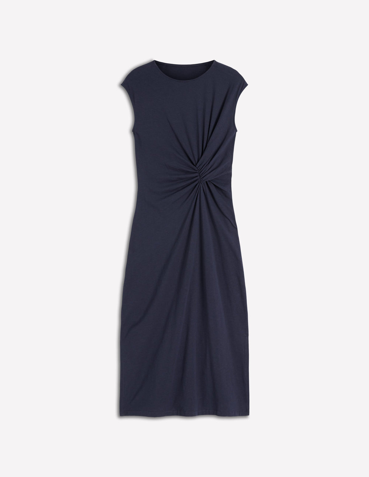 Robe midi Delilah torsadée-Bleu marine-10