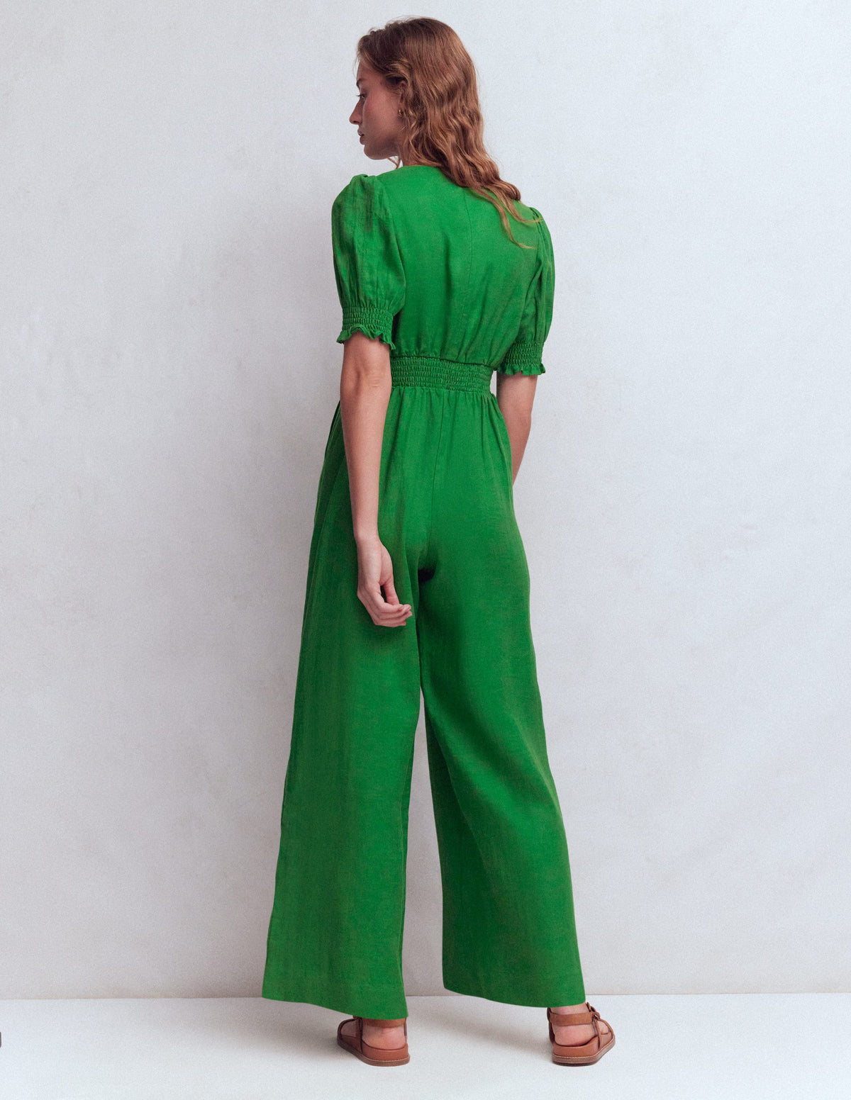 Anna Leinen-Jumpsuit-Amazonasgrün - Image 3