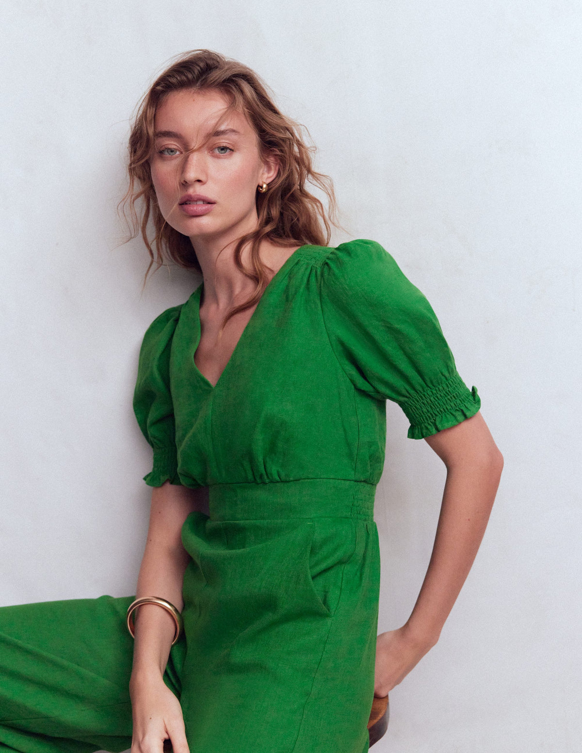 Anna Leinen-Jumpsuit-Amazonasgrün - Image 5