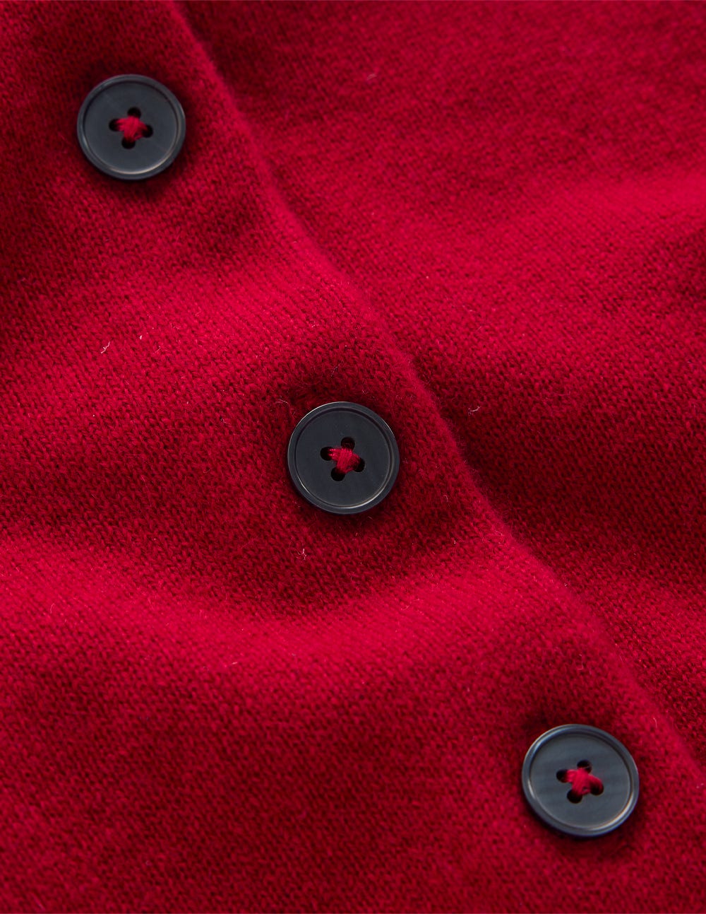 Verkürzte Kaschmir-Strickjacke-Eschenrot - Image 6