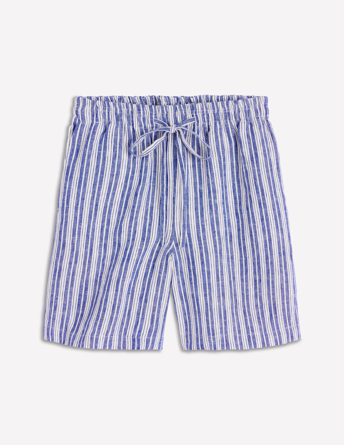 Islington Leinenshorts-Hellblau, Gestreift - Image 6